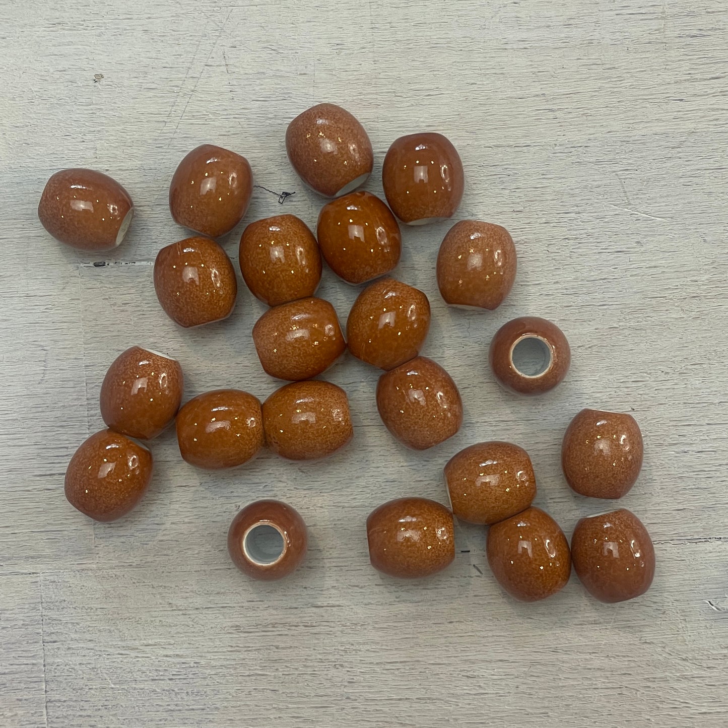 Cinnamon toggle beads 20 pack