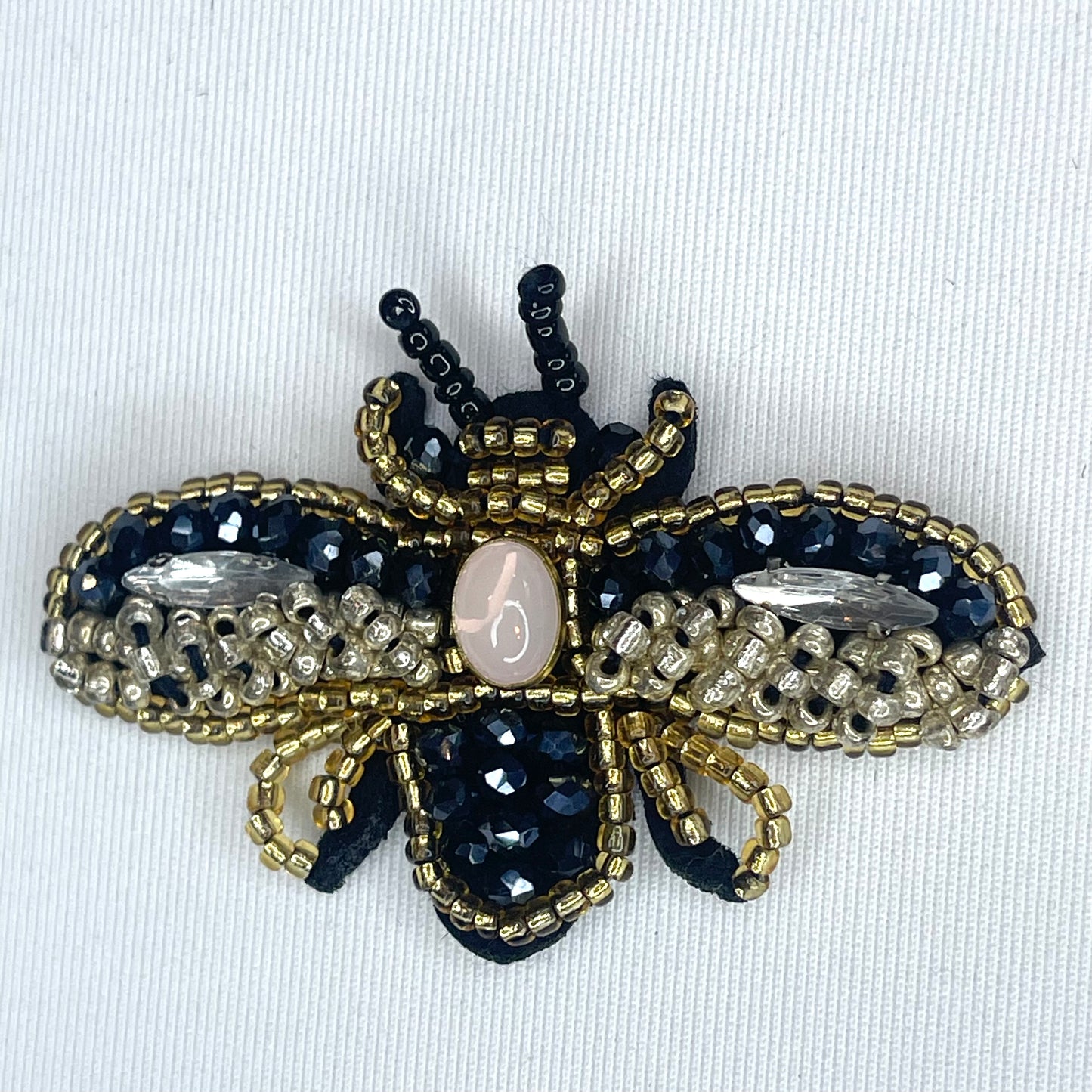 Moonstone Bee Sew-On Motif