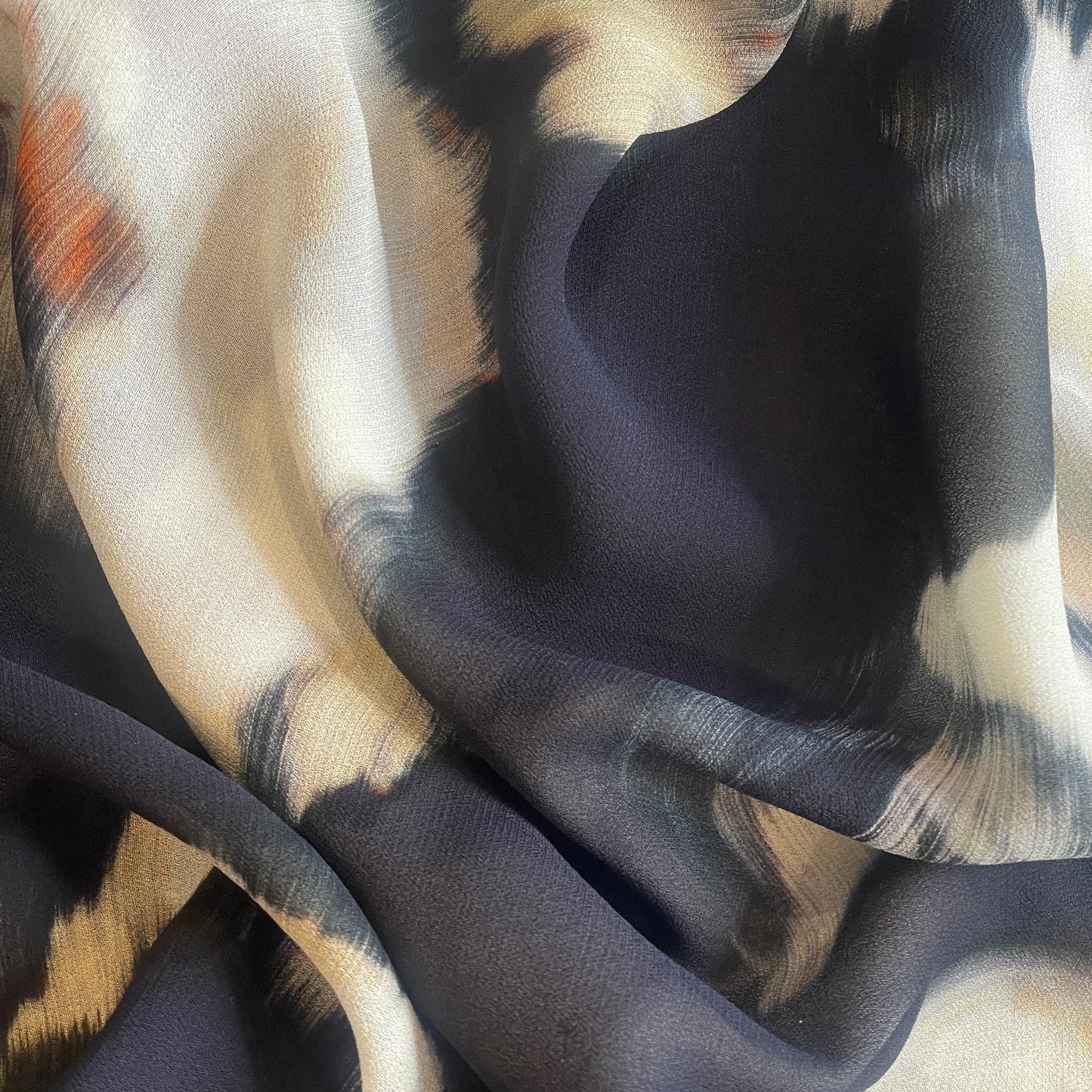 Japanese floral Silk georgette