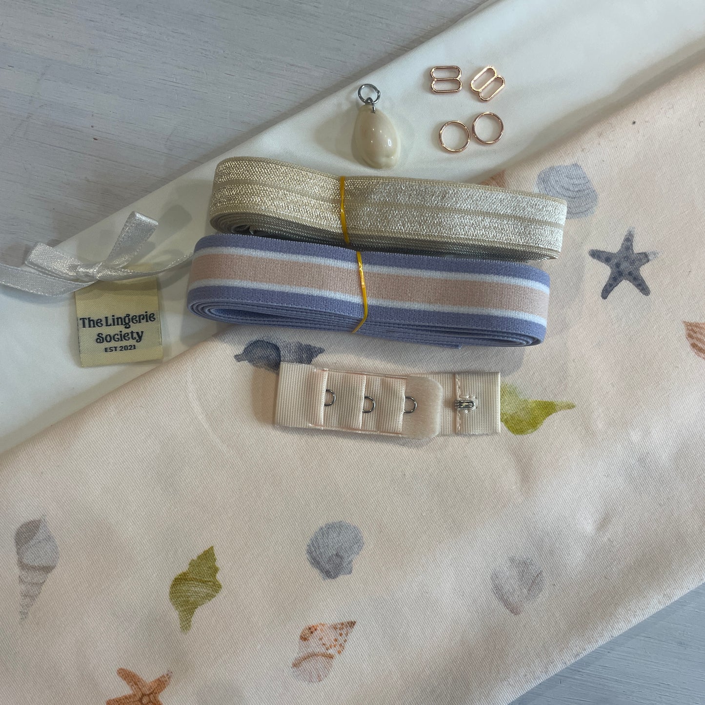 Collecting sea shells Lily Bralette Kit