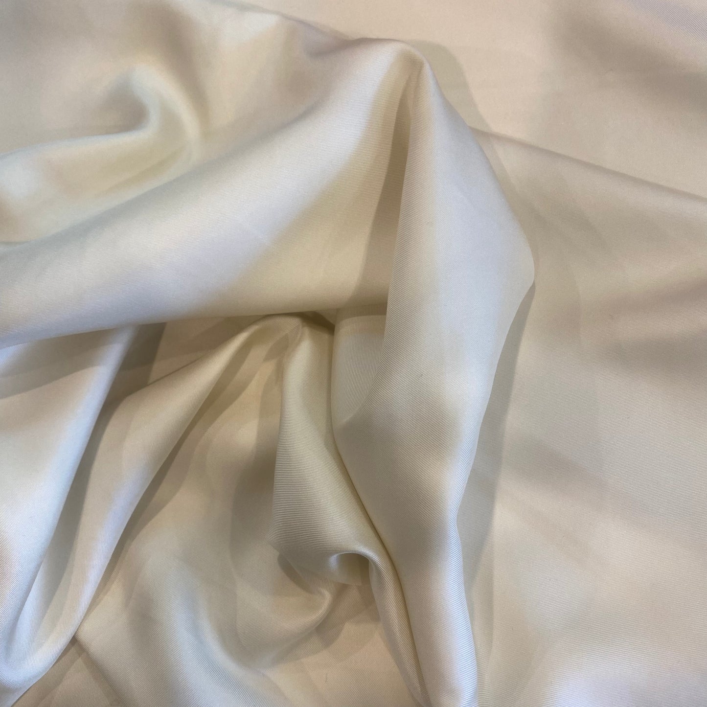 1m Cream silk satin