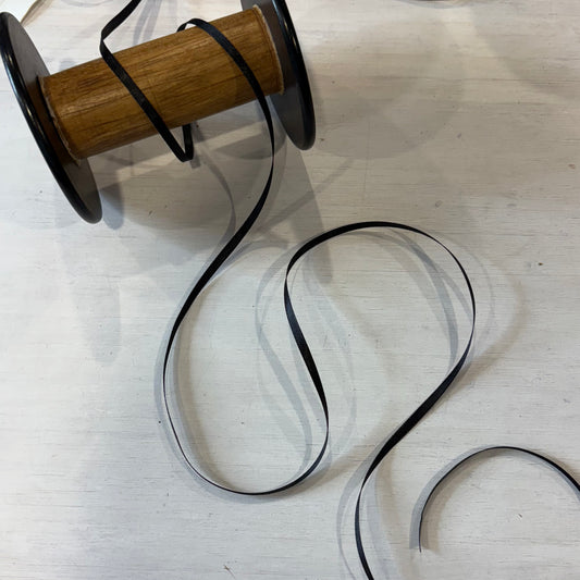 4mm Black Ribbon