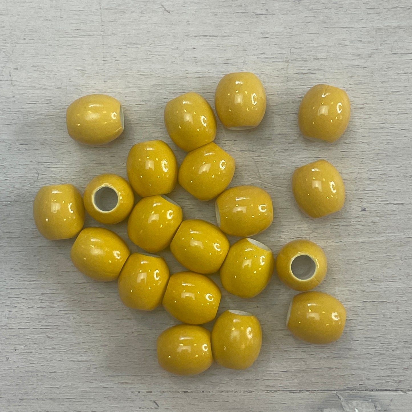 Mustard toggle beads 20 pack