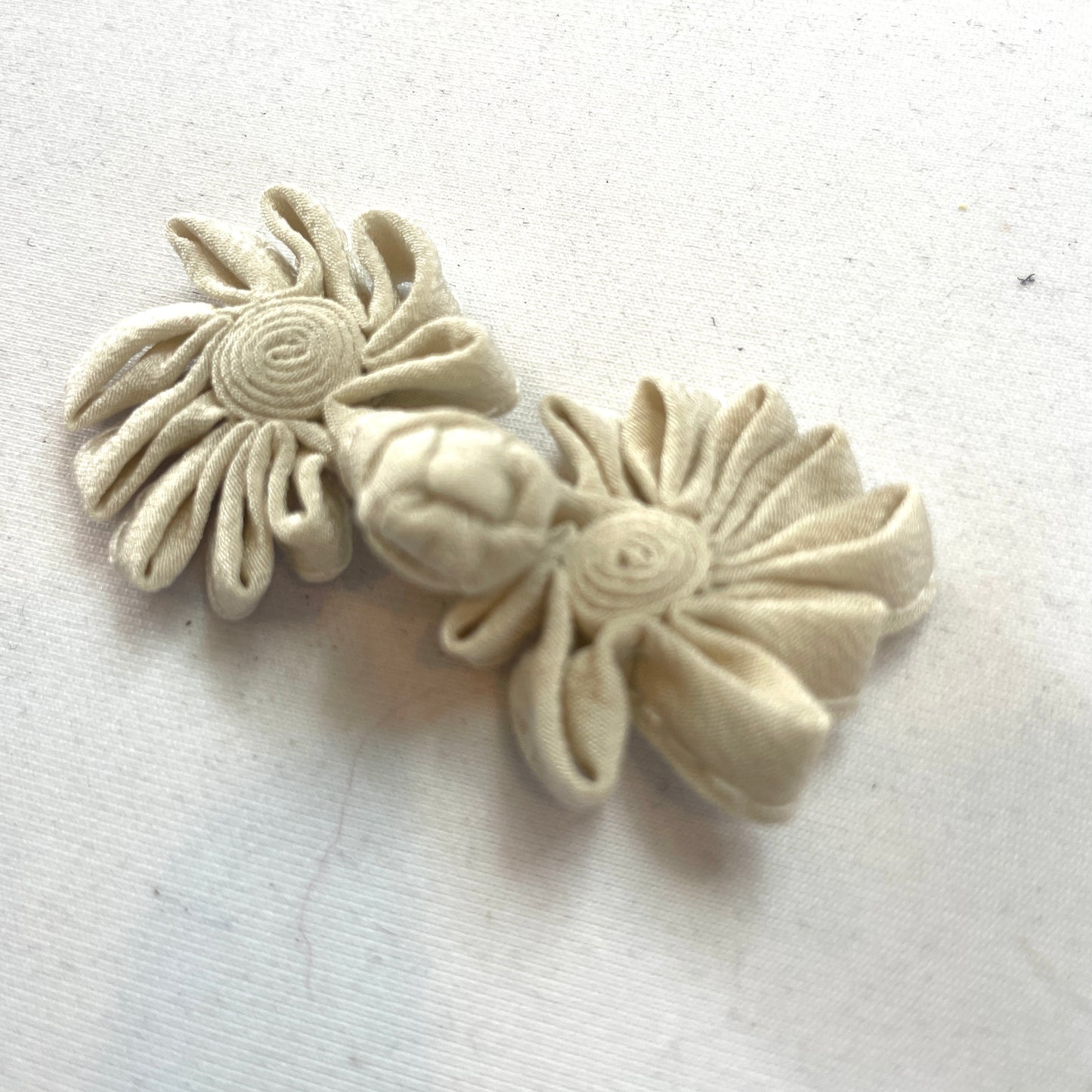 Stone georgette frog closure