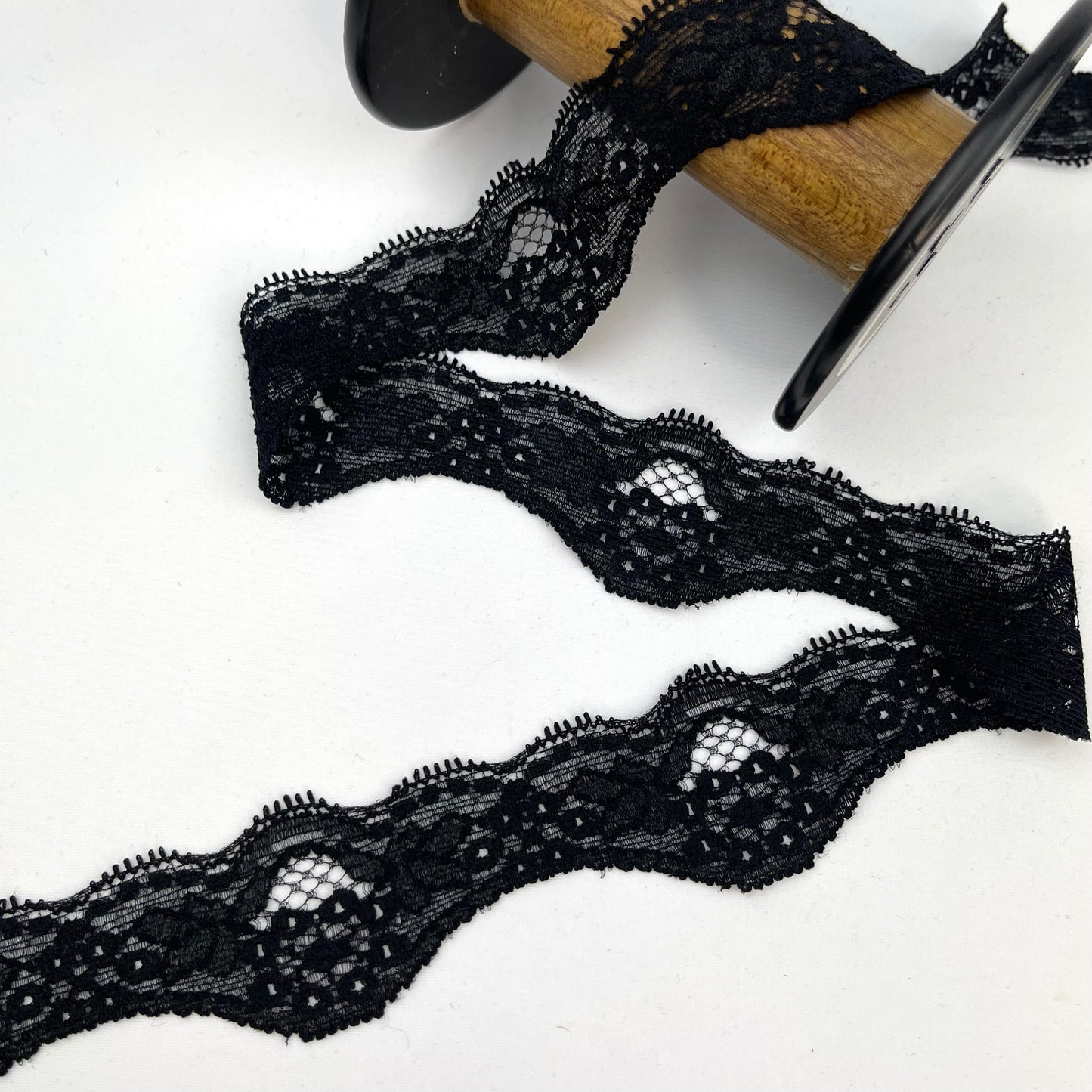 Anne Black 40mm Stretch Lace