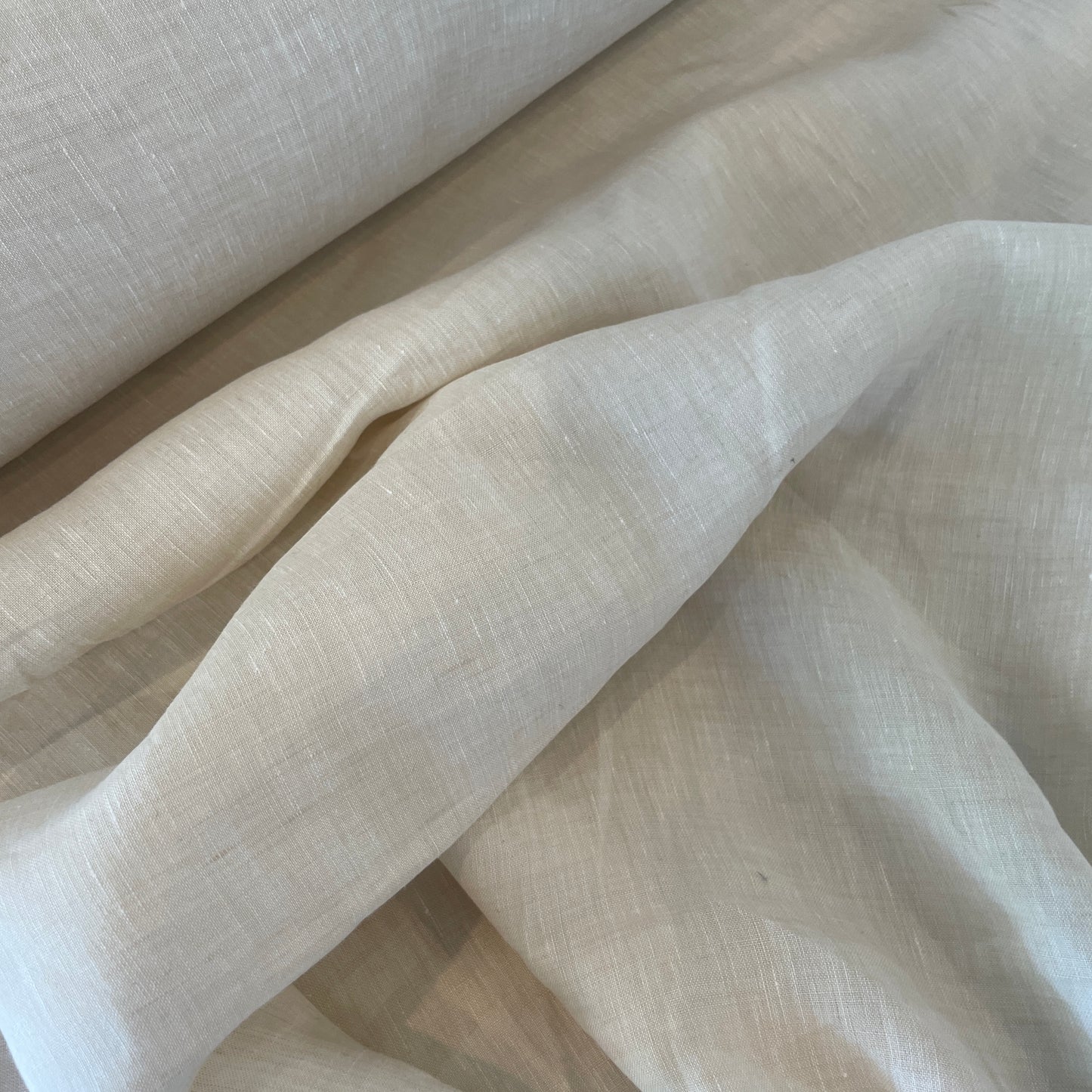 Charlie cream lightweight linen
