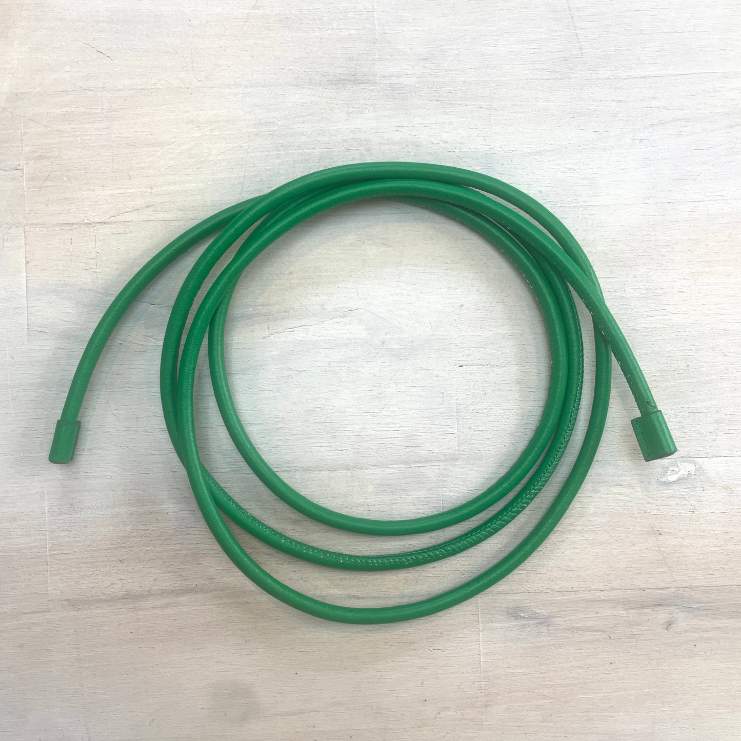 Emerald vegan leather Cord Belt