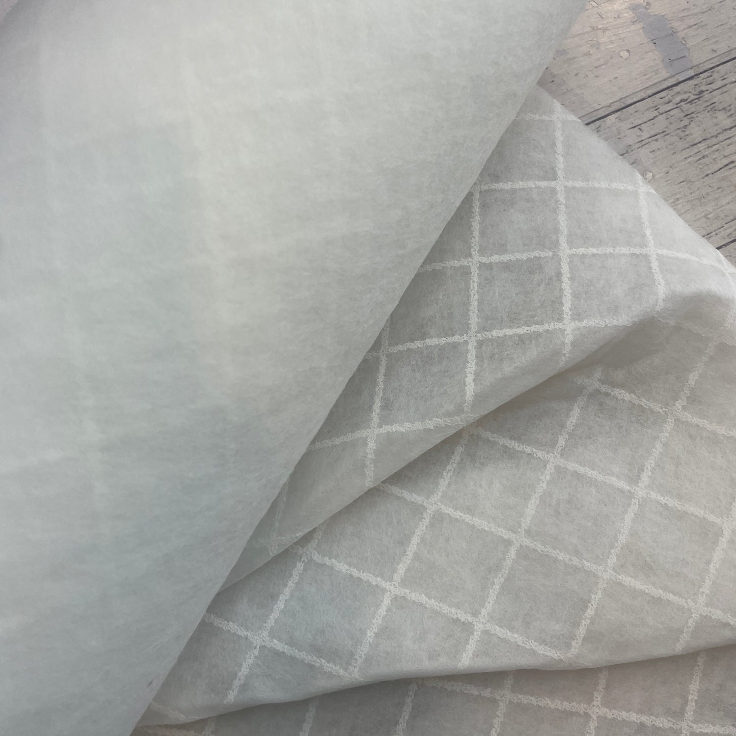 White quilting pelon