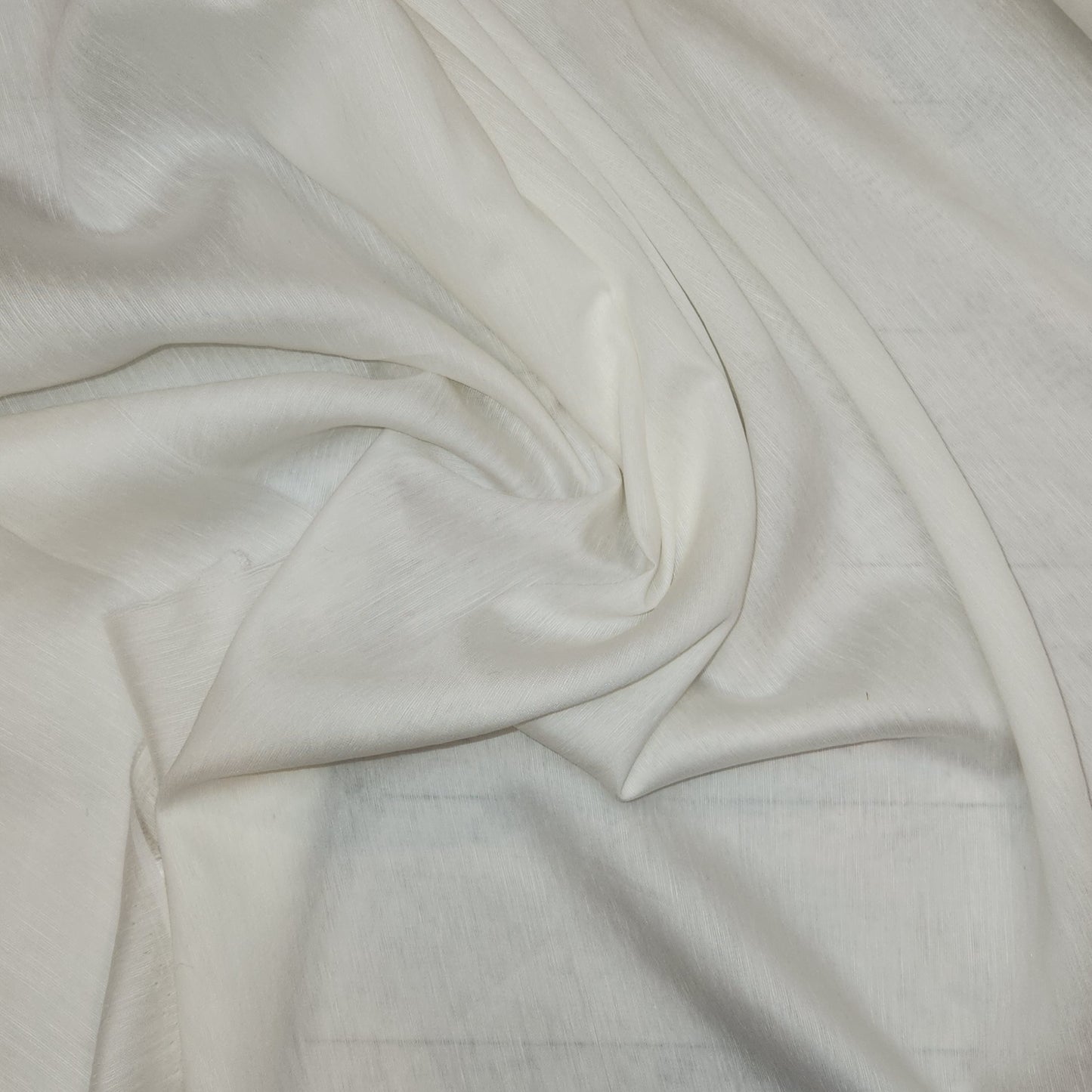 Vanilla Fine Silk viscose slub Voile