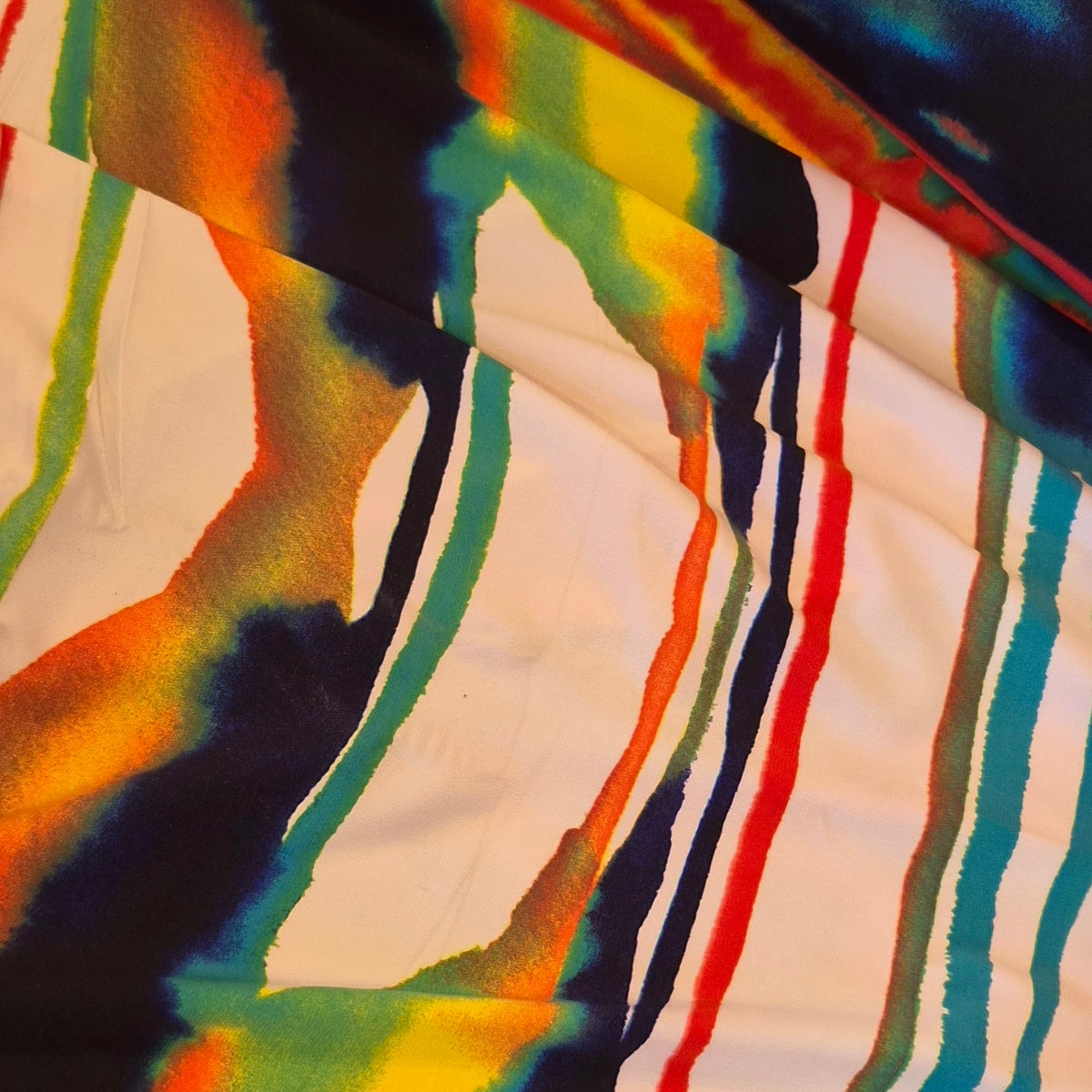 Watercolour painting jersey knit