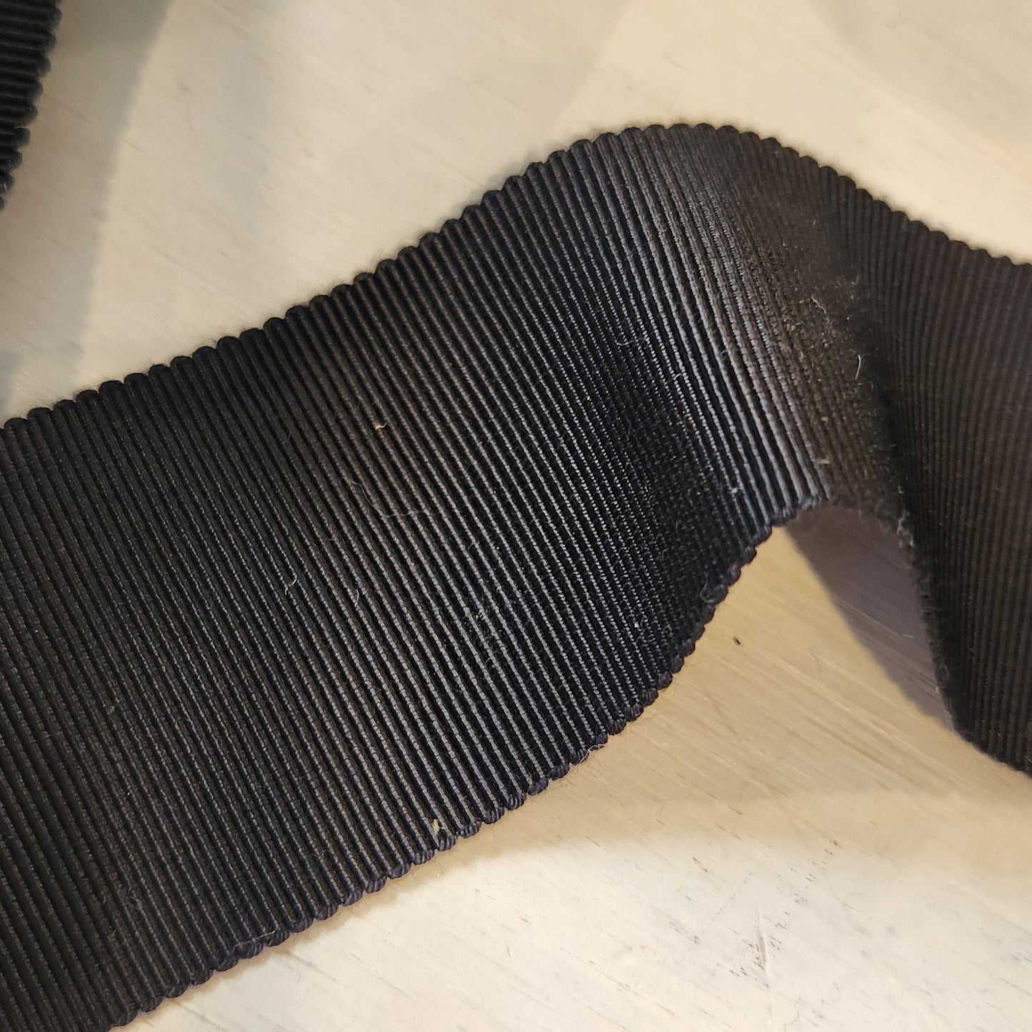 Black 50mm Grossgrain Ribbon