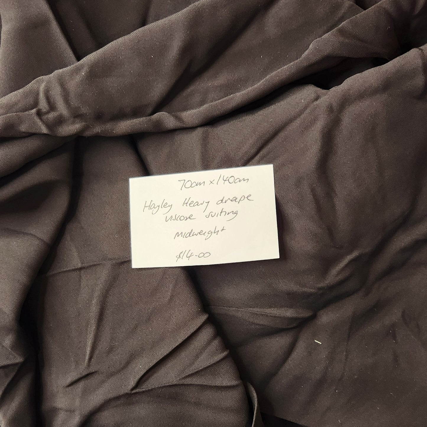 70cm Hayley heavy drape suiting