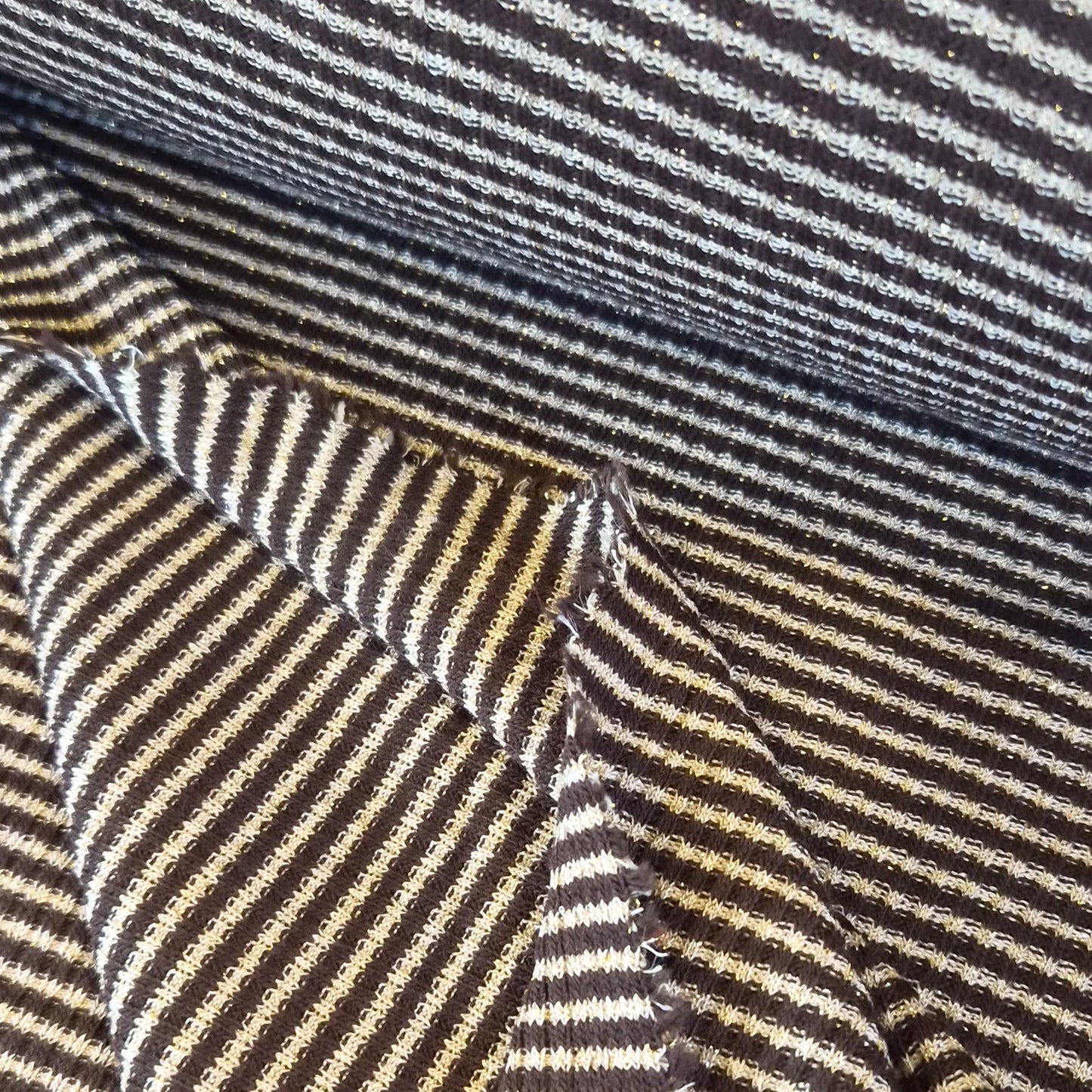 Bronnie lurex stripe knit