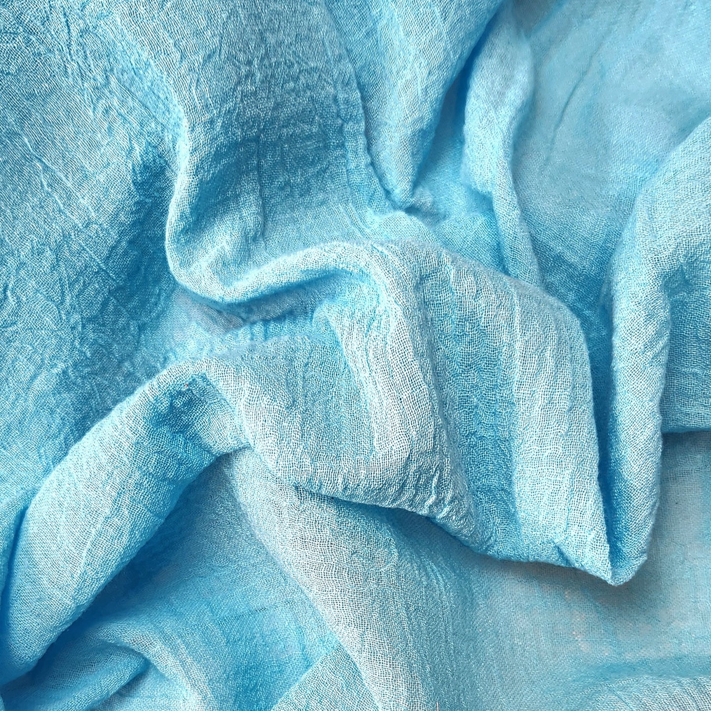 Aqua cheesecloth