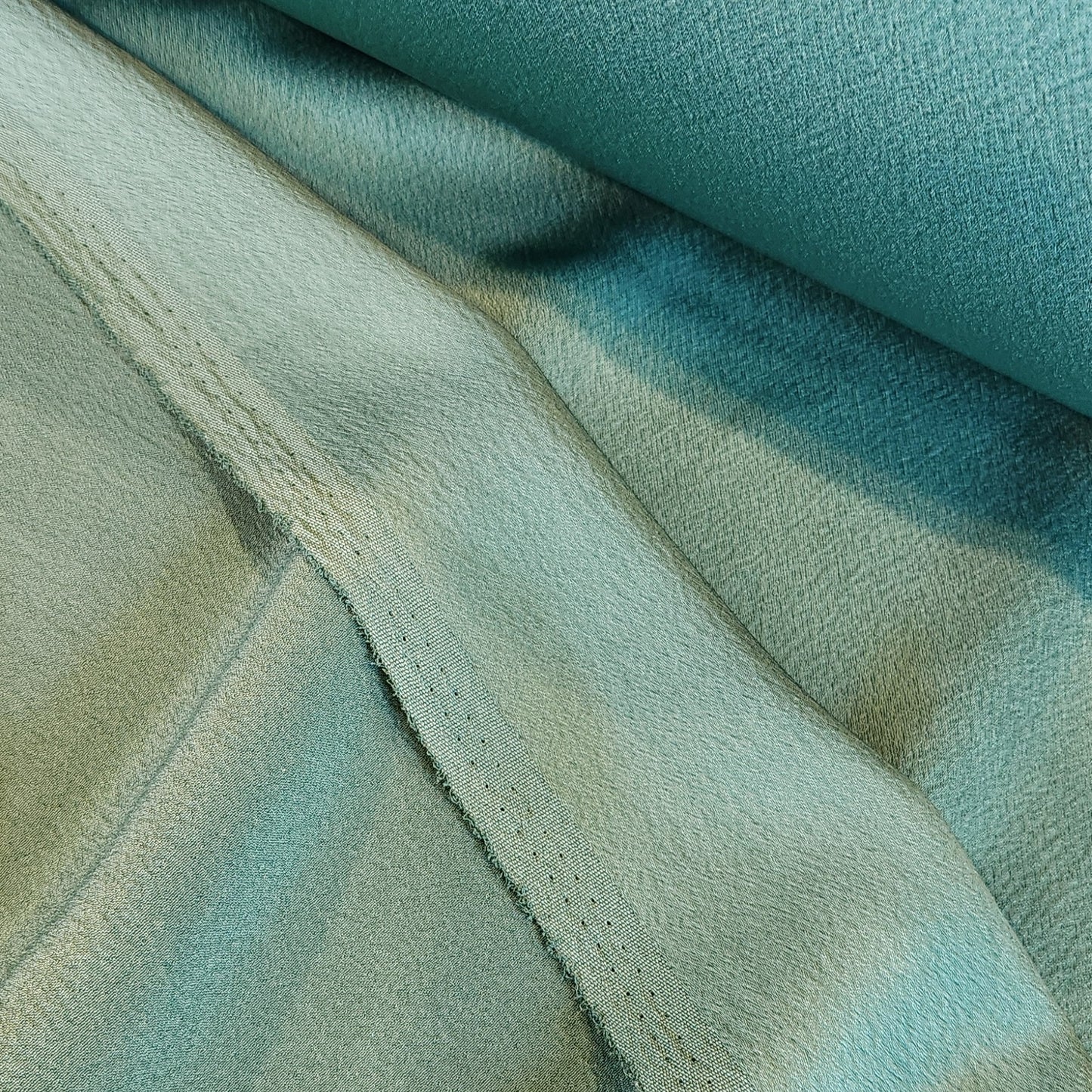 Jade satin back crepe