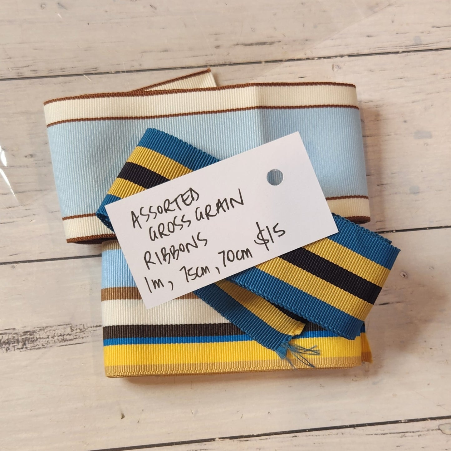 Assorted grossgrain ribbons