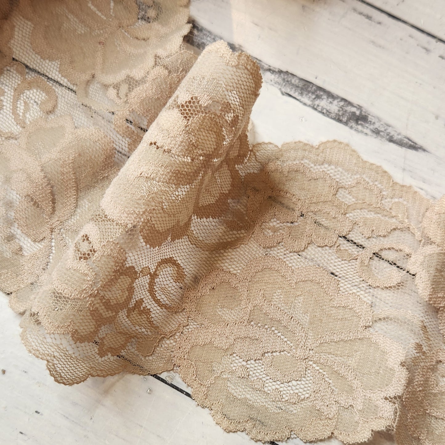 Floral bower vintage lace
