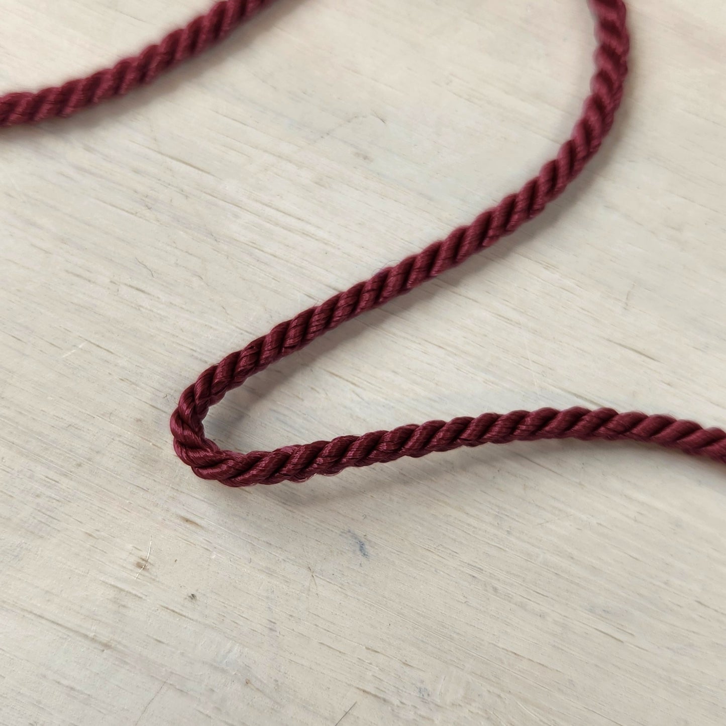 Wine braided cord
