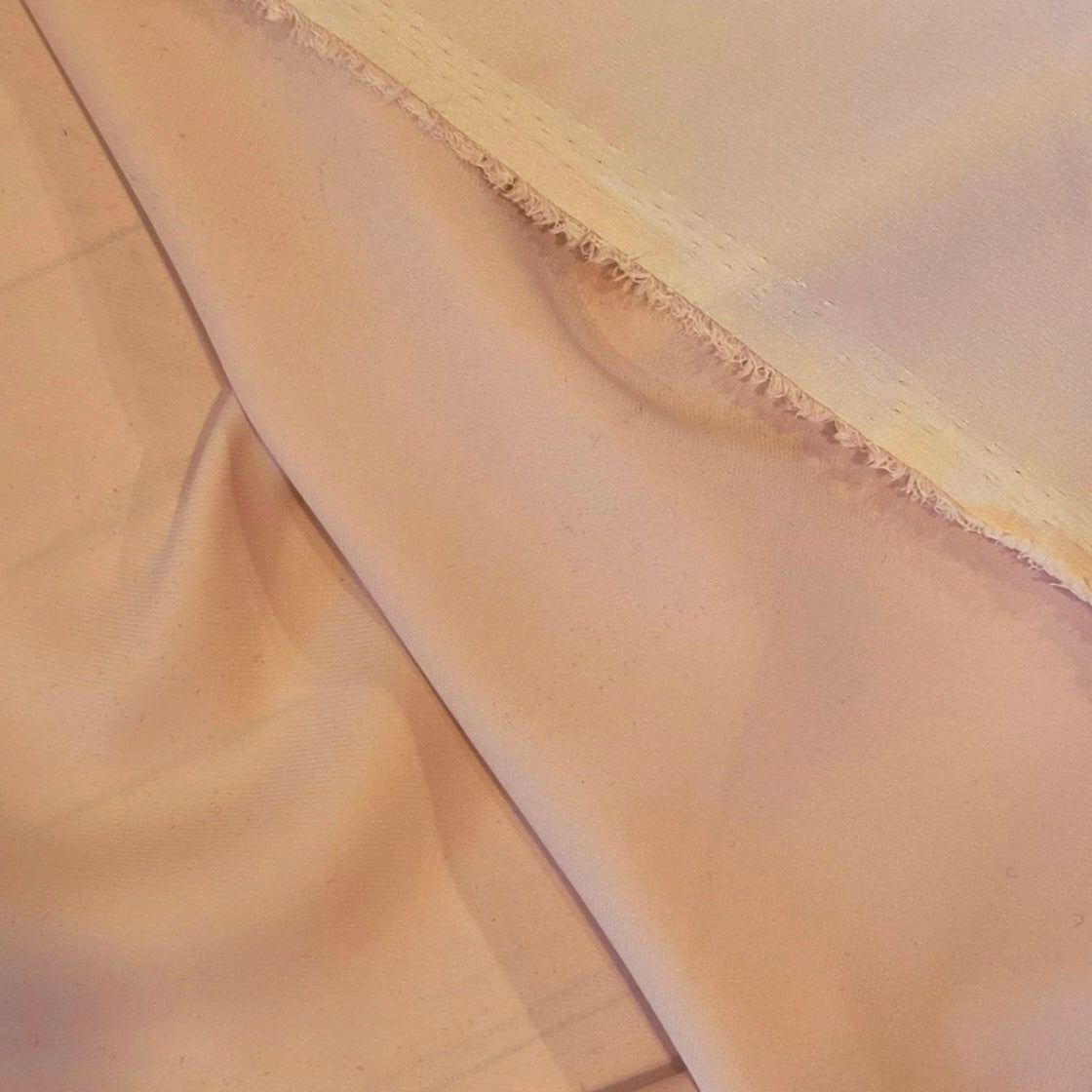 Peach blush satin