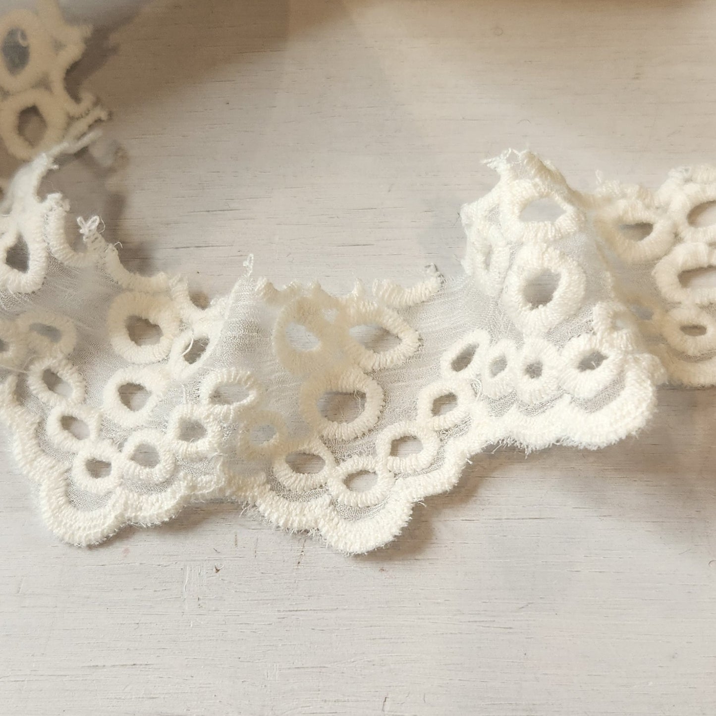 Embroidered silk spot