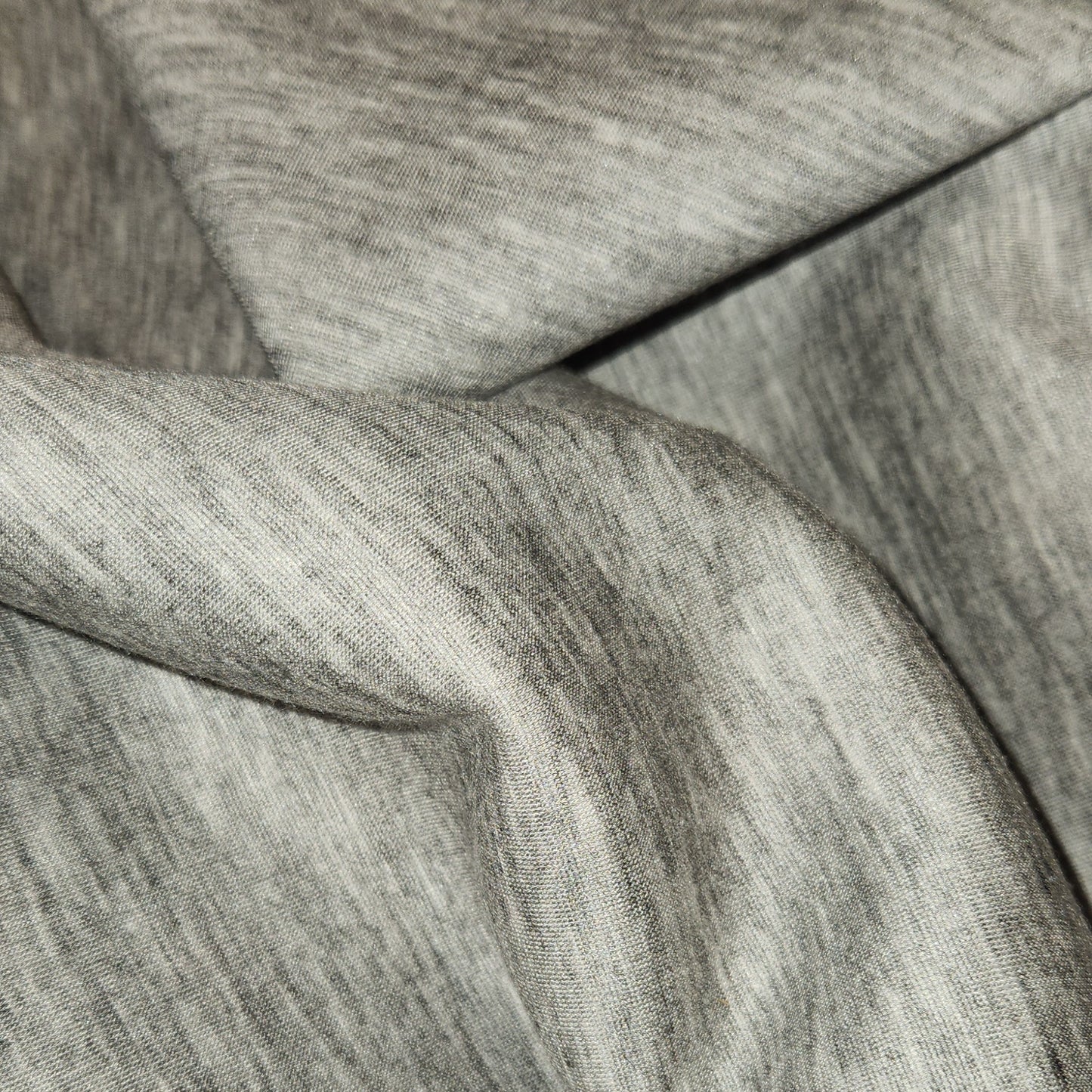 Marle grey bonded double knit