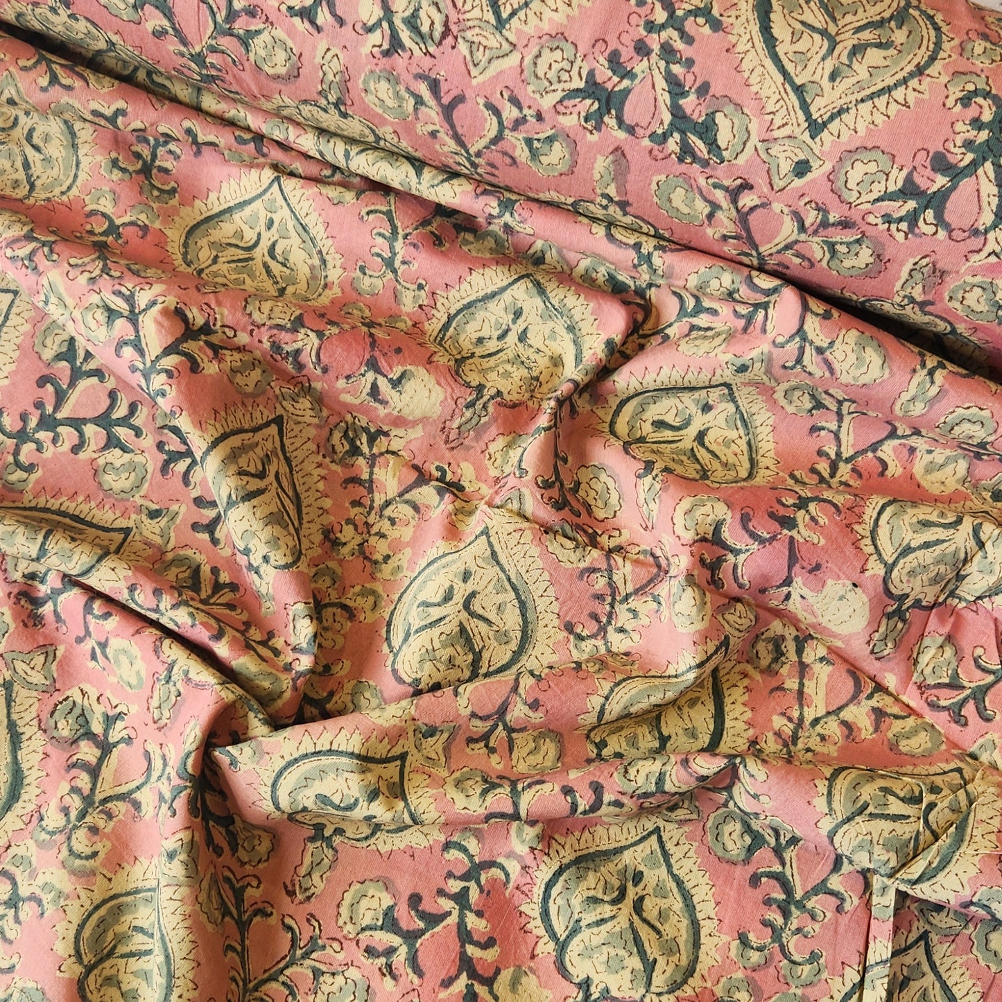 Keya block print cotton voile