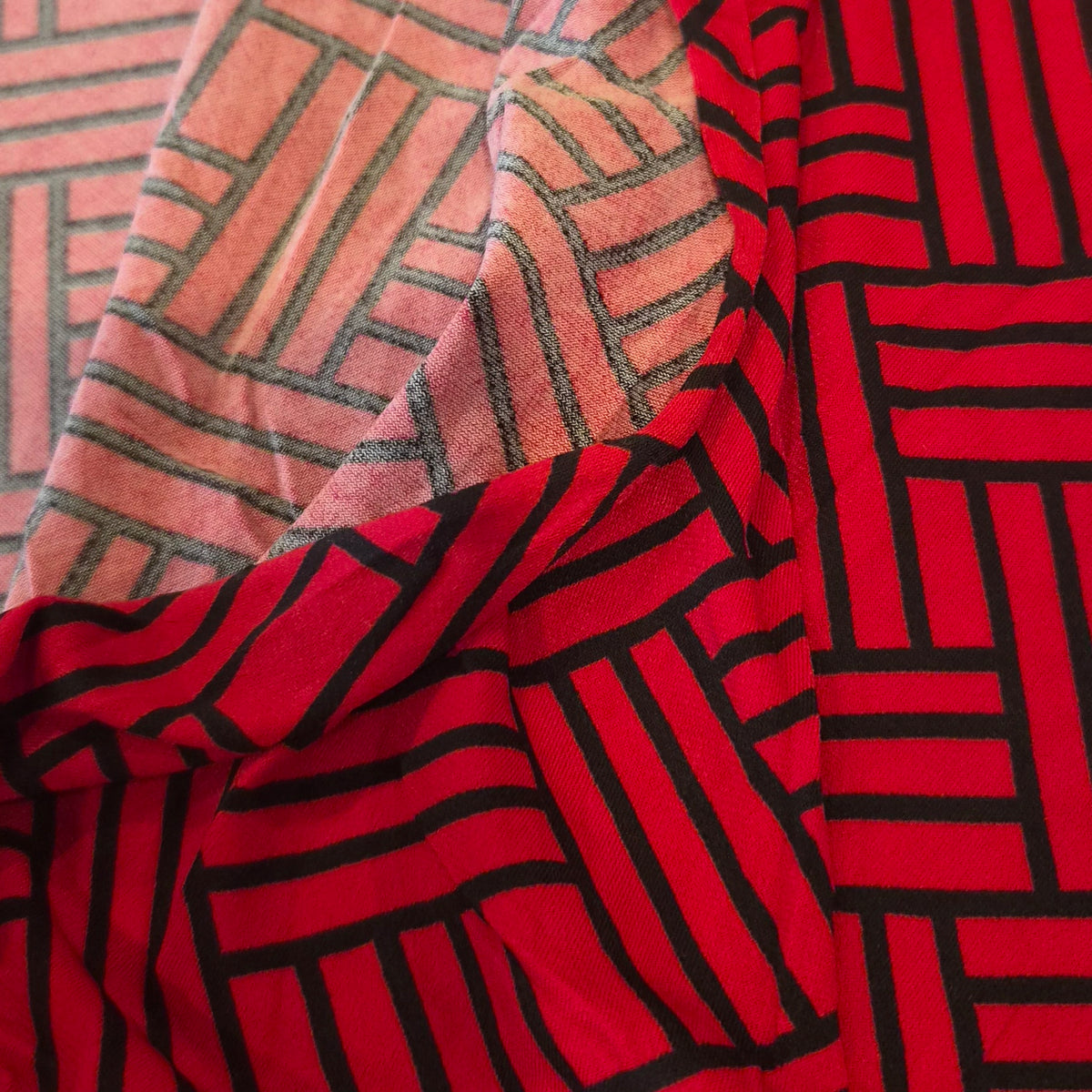 Basket weave jersey knit