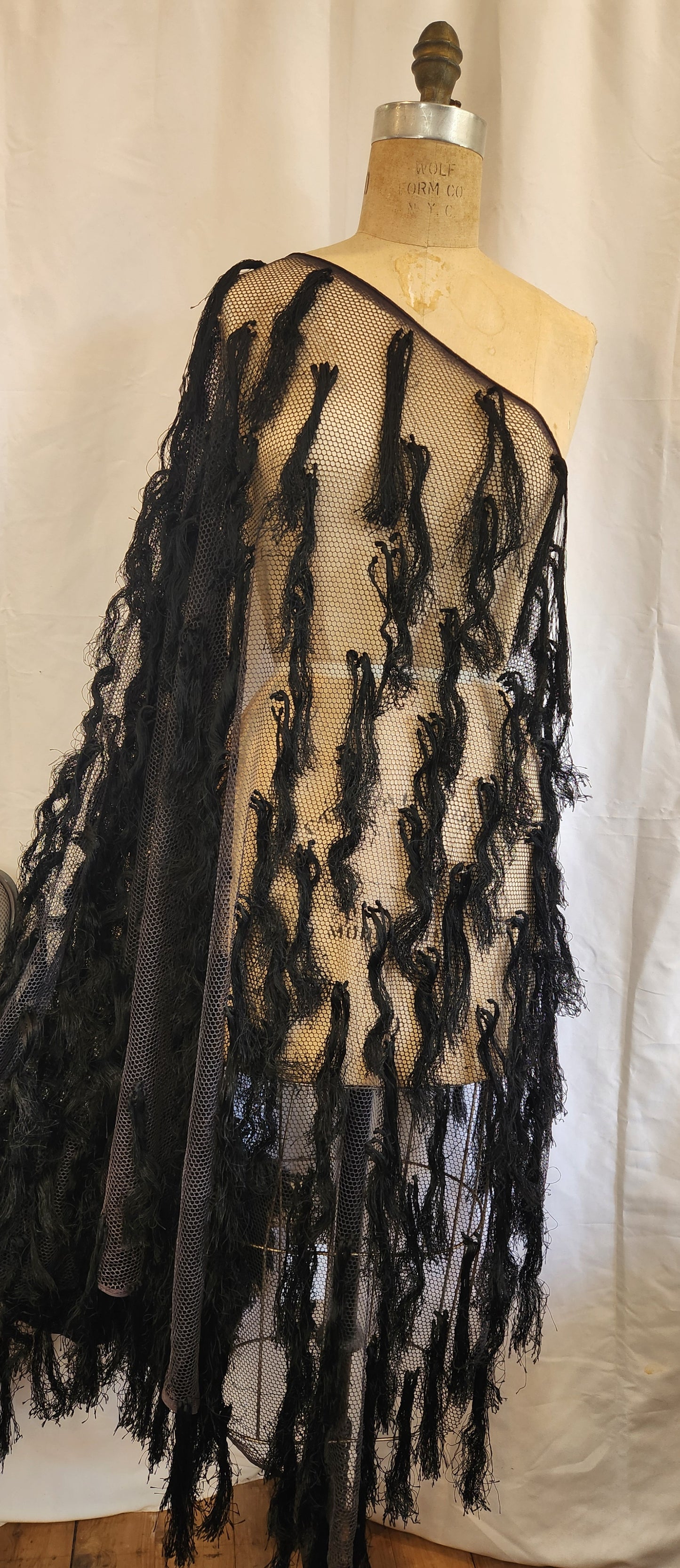 Jolene tassel fringe mesh