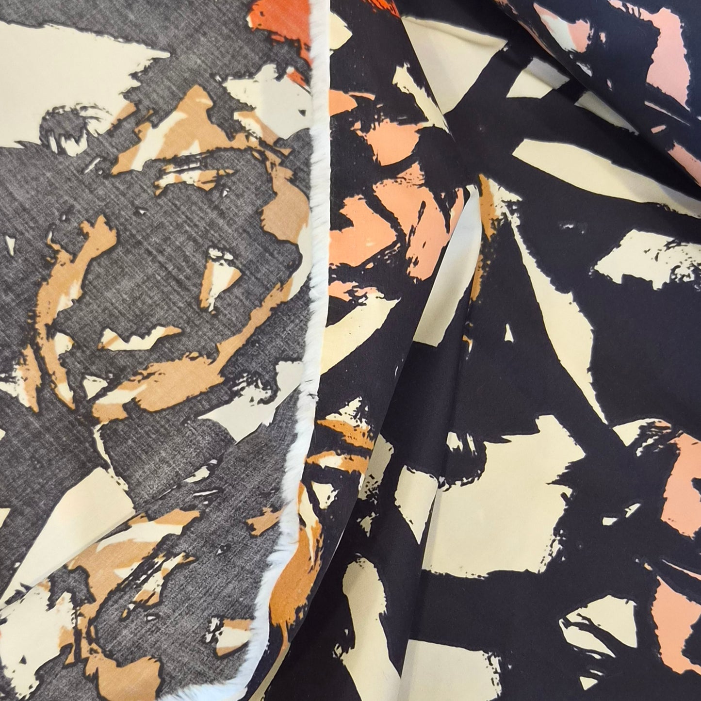 Painterly strokes shirting