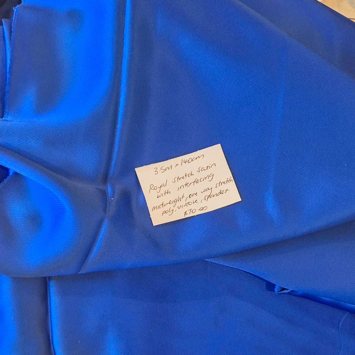 3.5m Royal stretch satin
