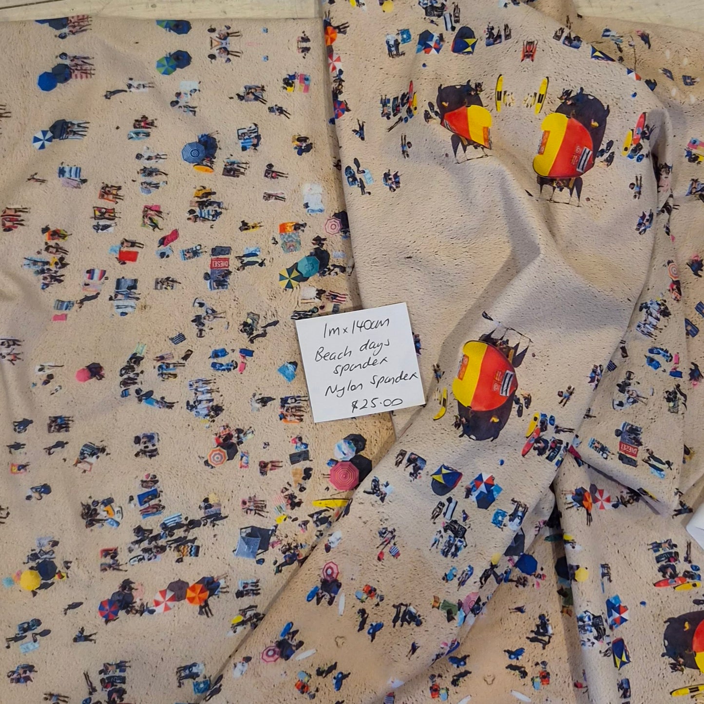 1m Beach days spandex