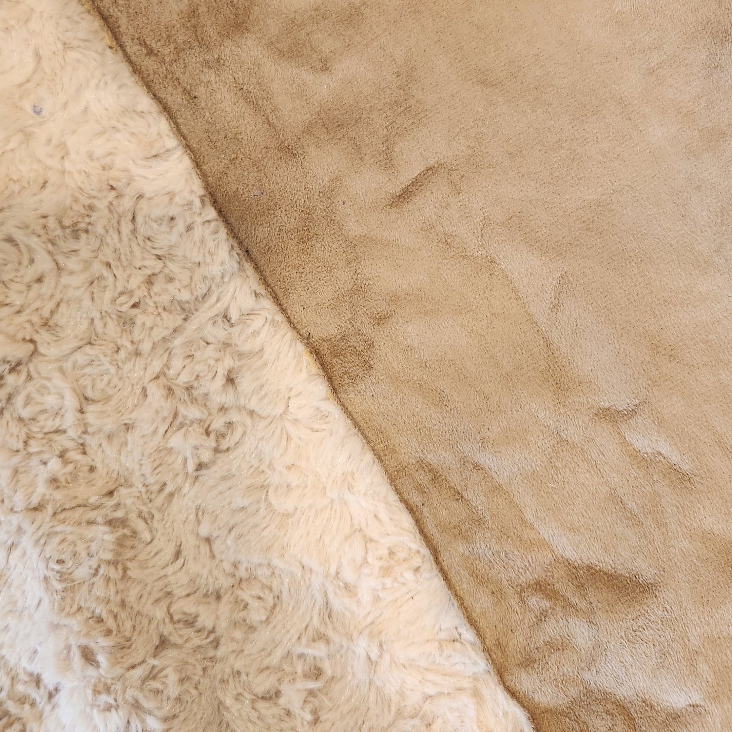 Daisy faux fur backed suede