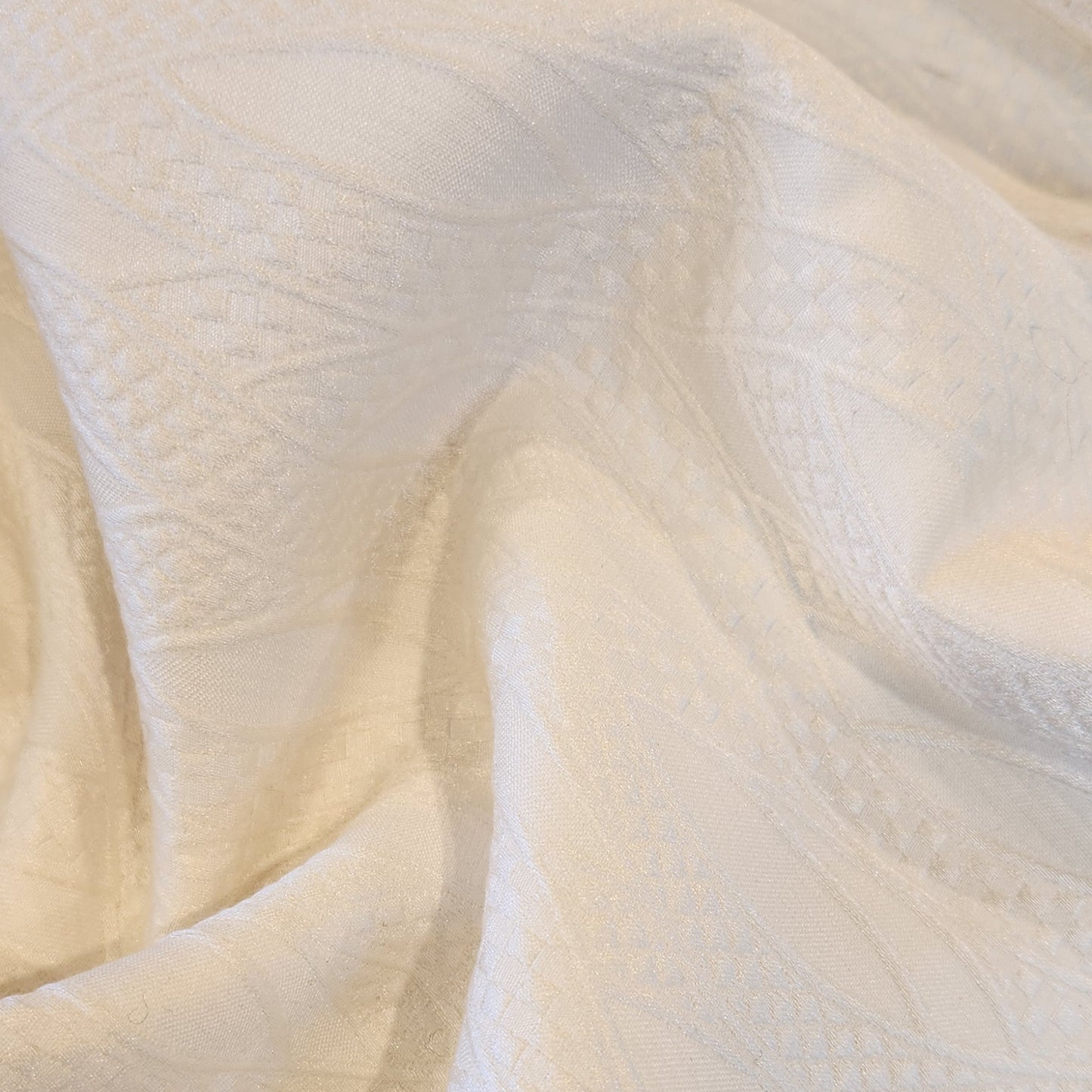 Ivory trails jacquard brocade
