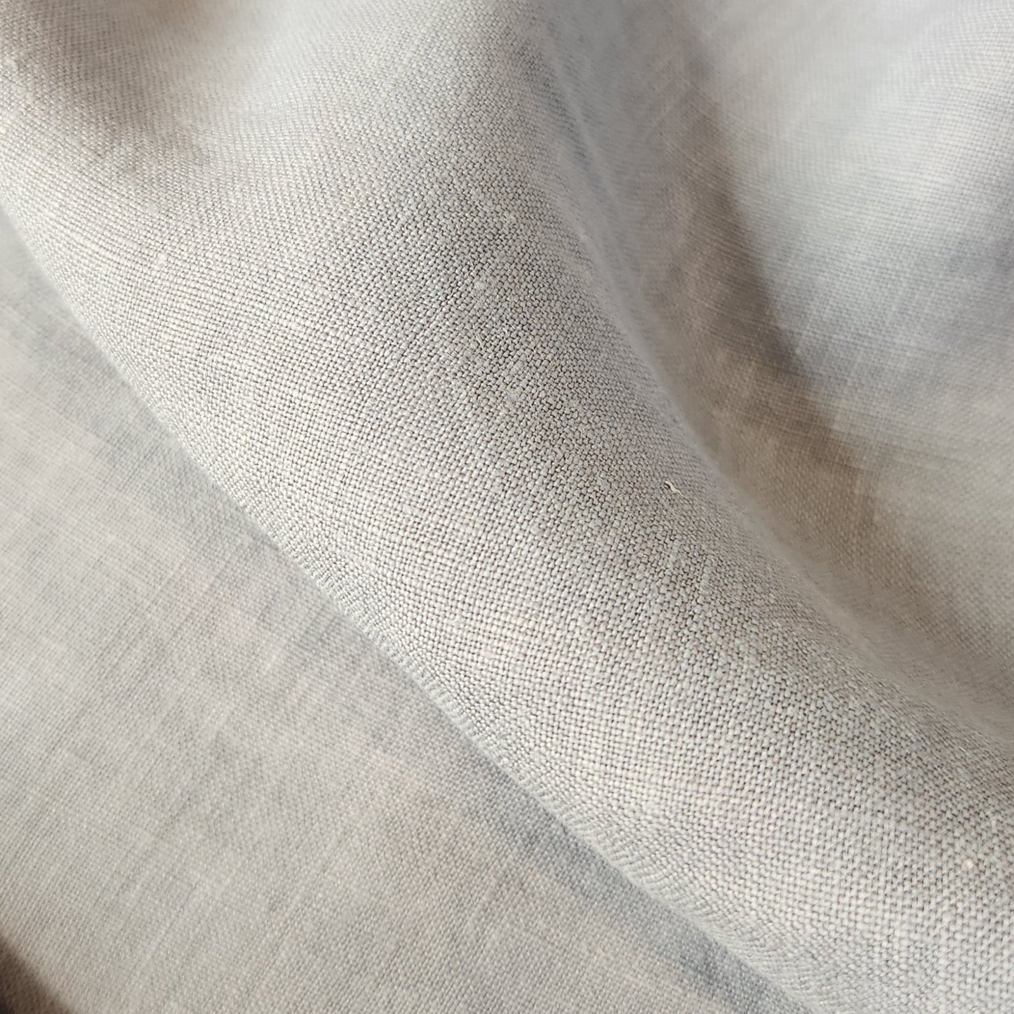 Duck egg organic linen