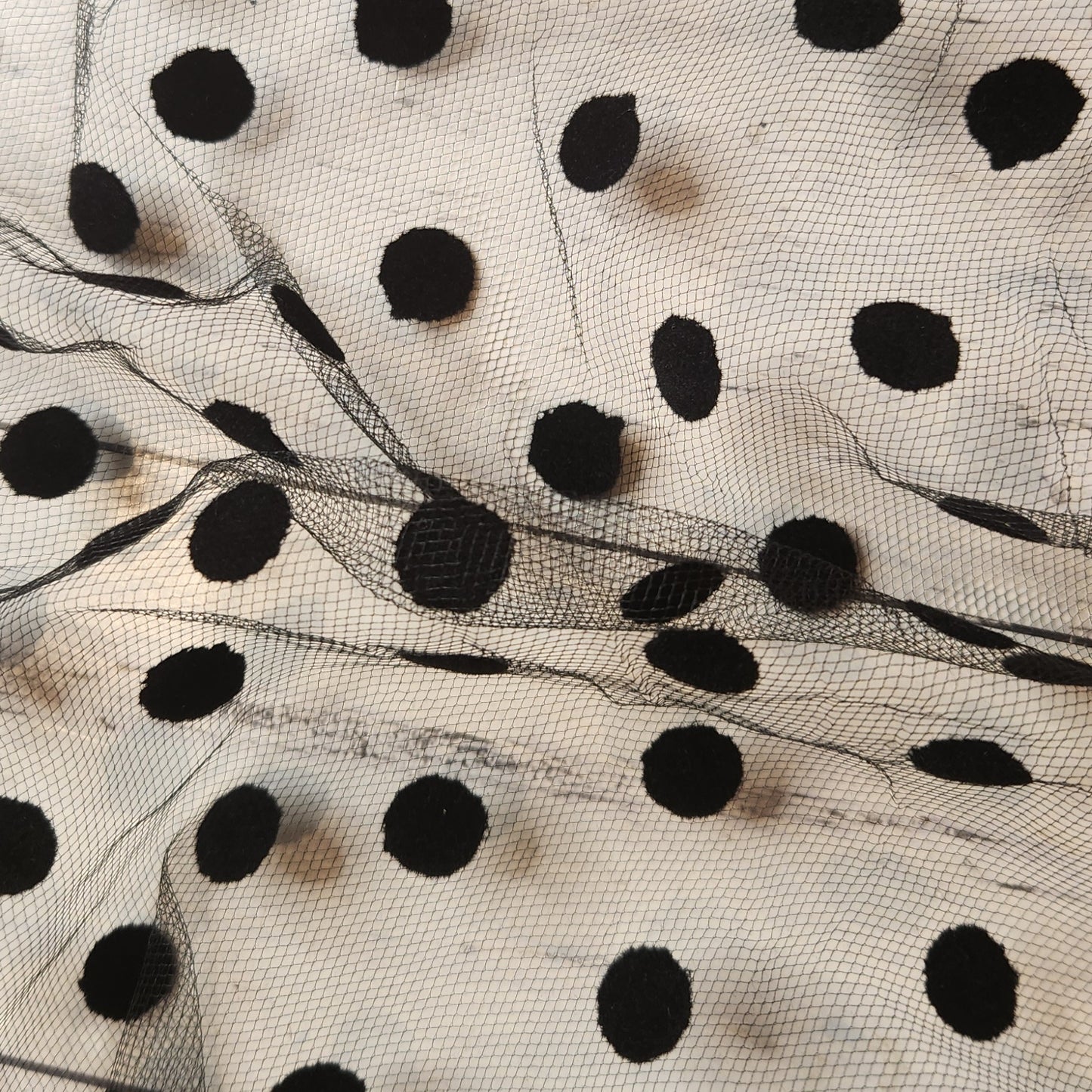 Polka dot tulle