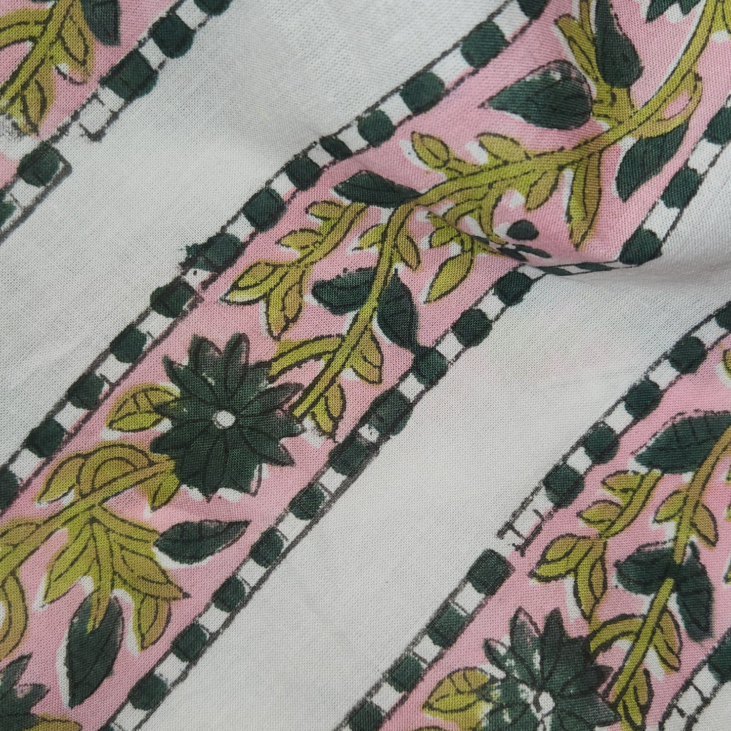Anika block print cotton voile