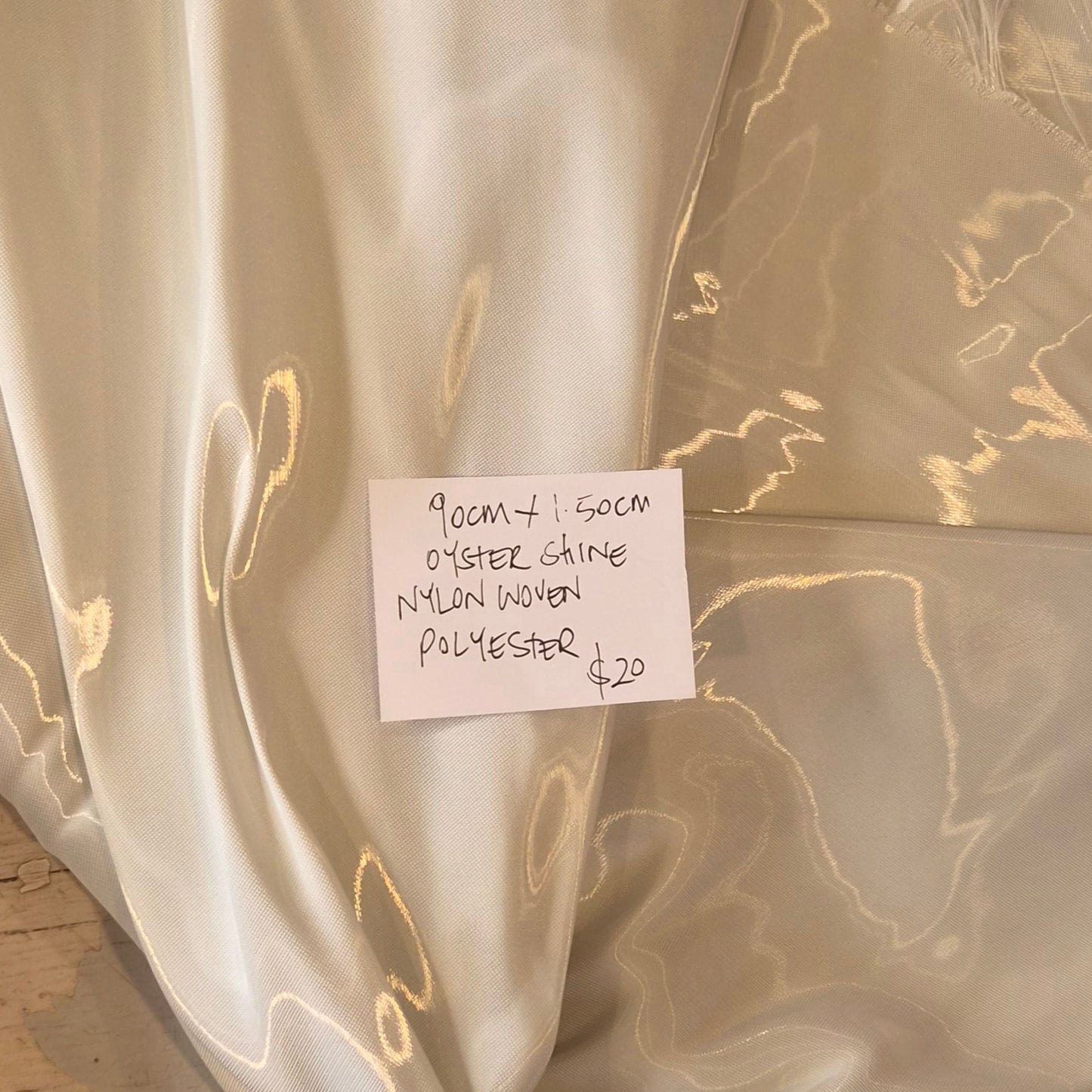 90cm Oyster shine nylon