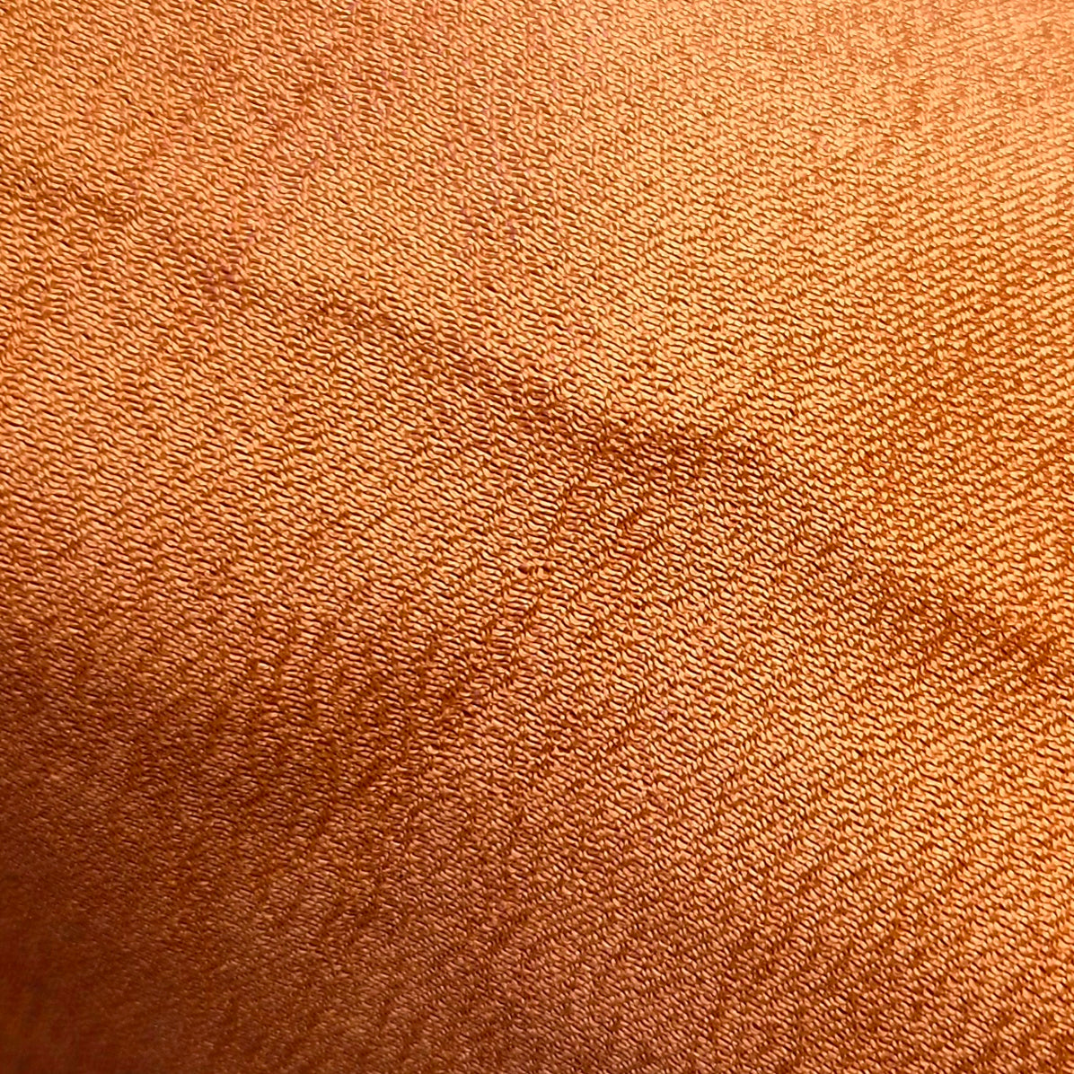 Dark apricot textured satin