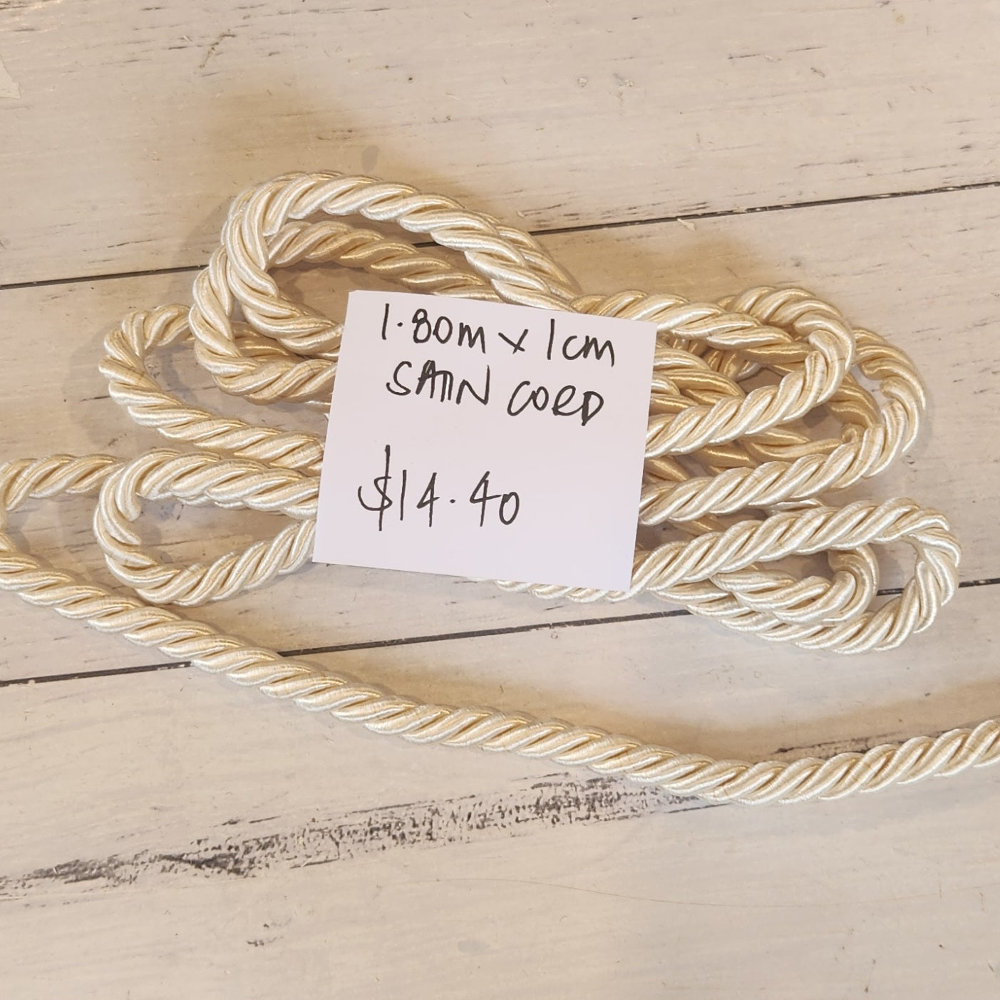 1.80cm satin cord