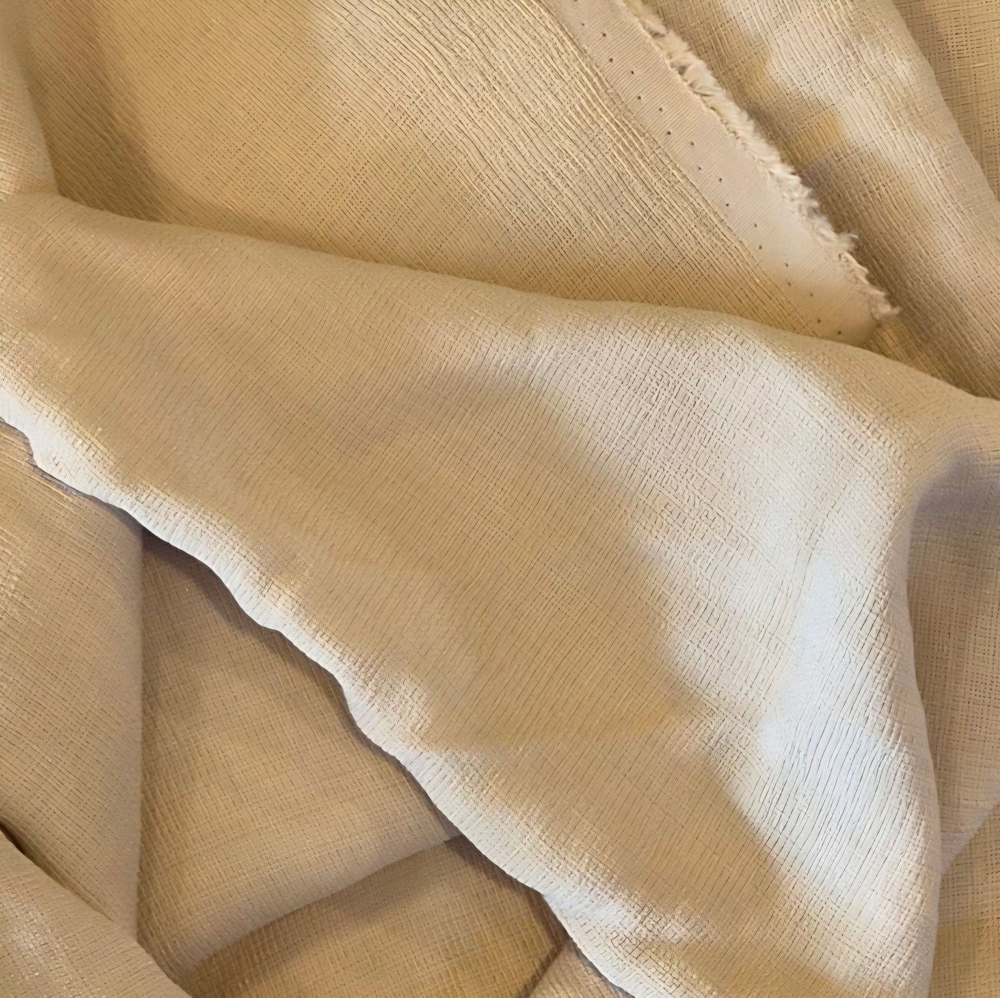 1m Biscuit textured soft drape suiting
