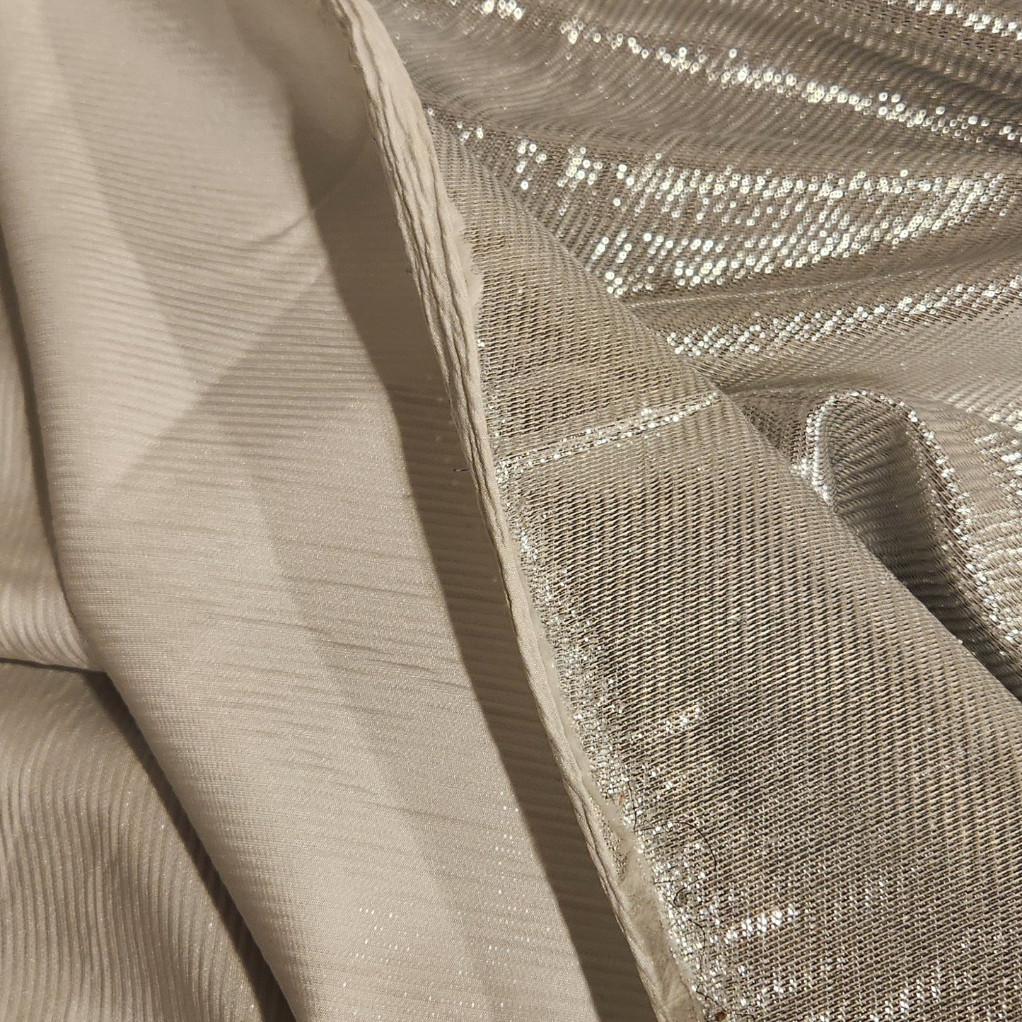 Silver spell twill brocade