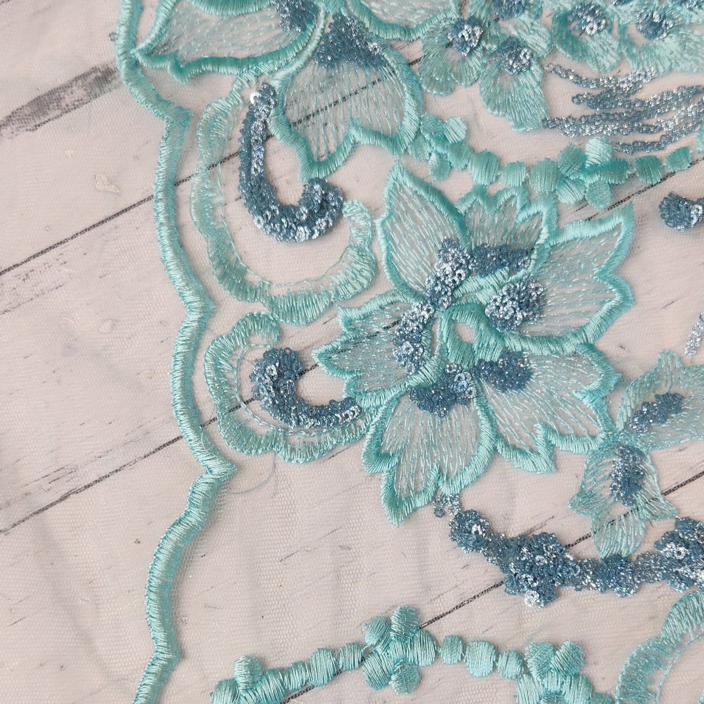 Under the sea sequin mesh