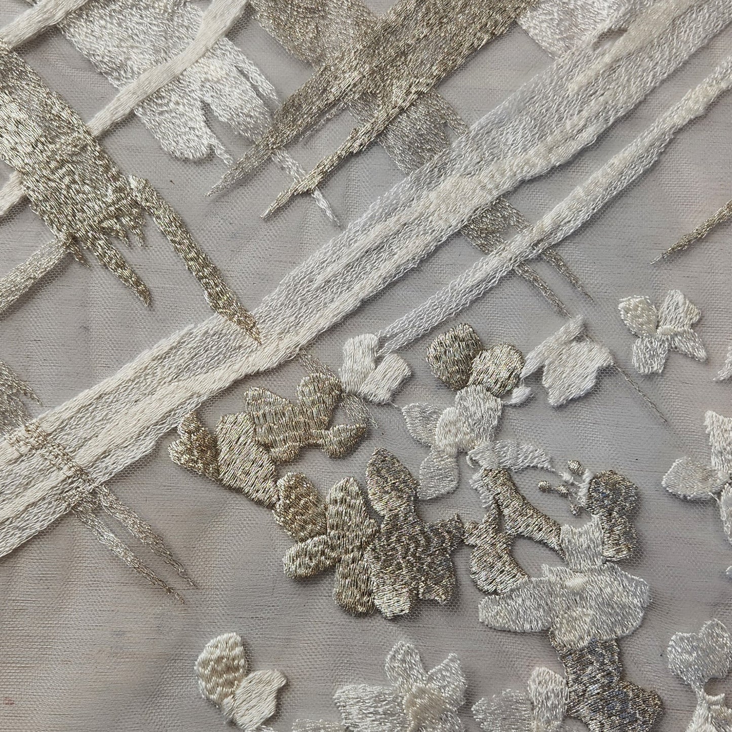 Pippin embroidered fine tulle