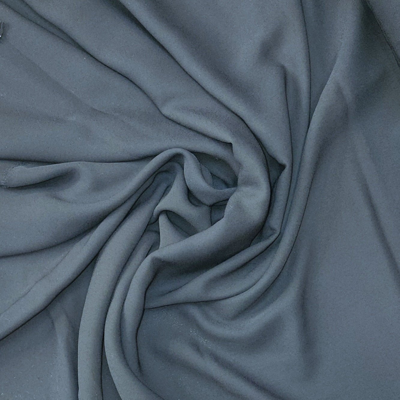 Dark navy triple crepe georgette