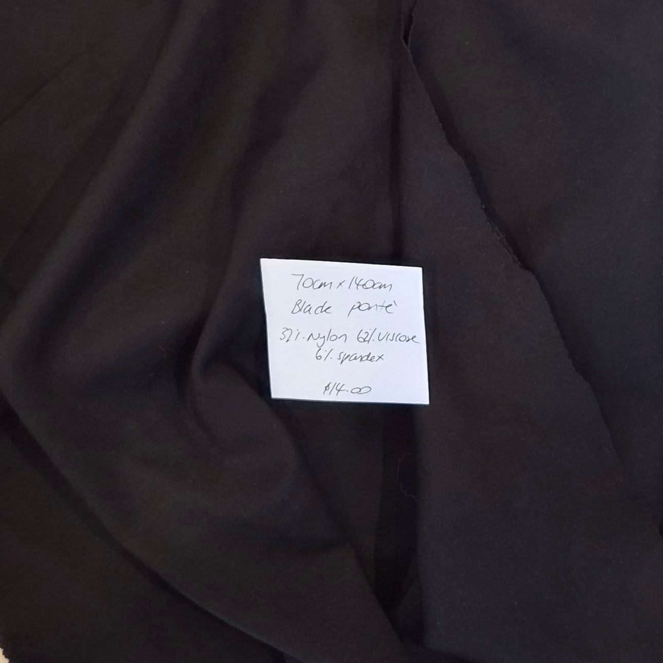 70cm Black ponte
