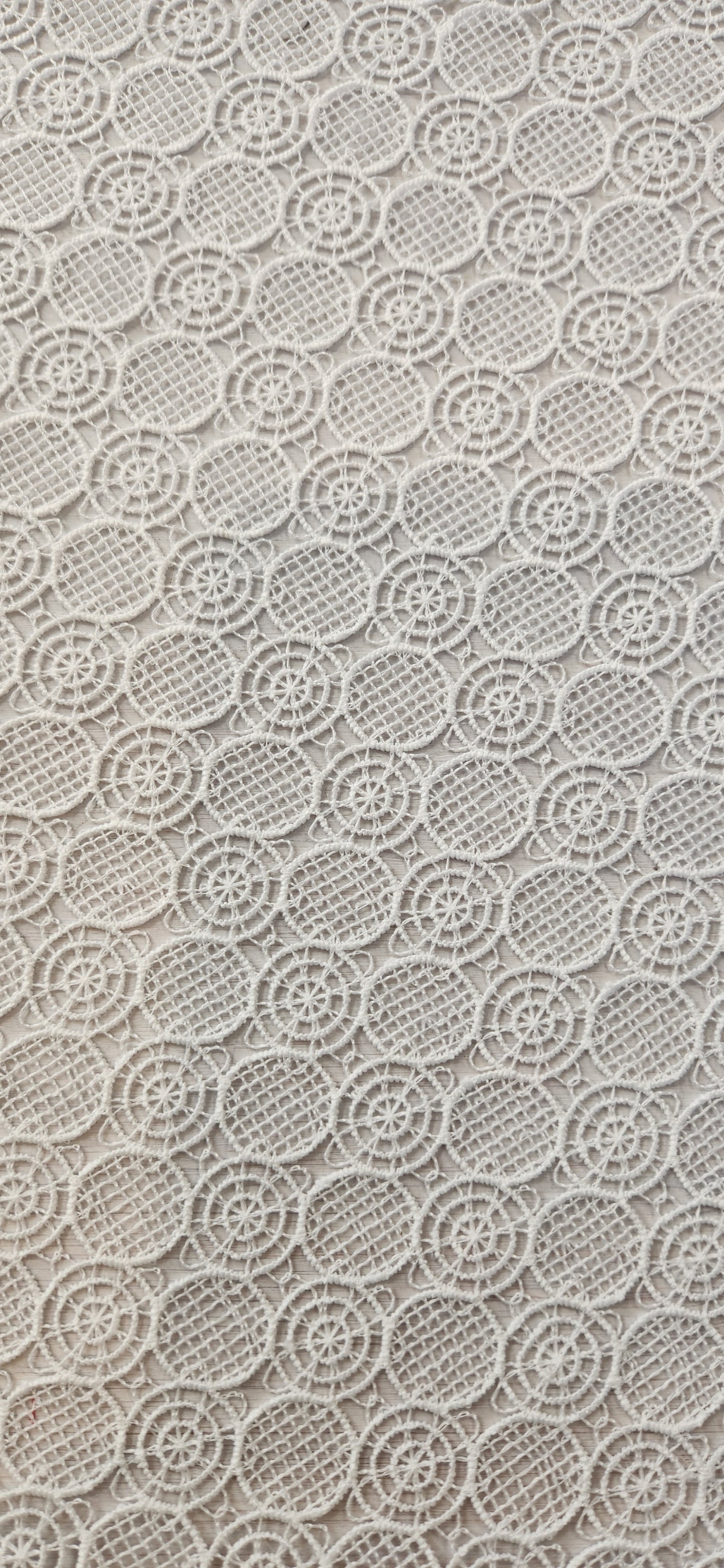 Twiggy white Guipure Lace