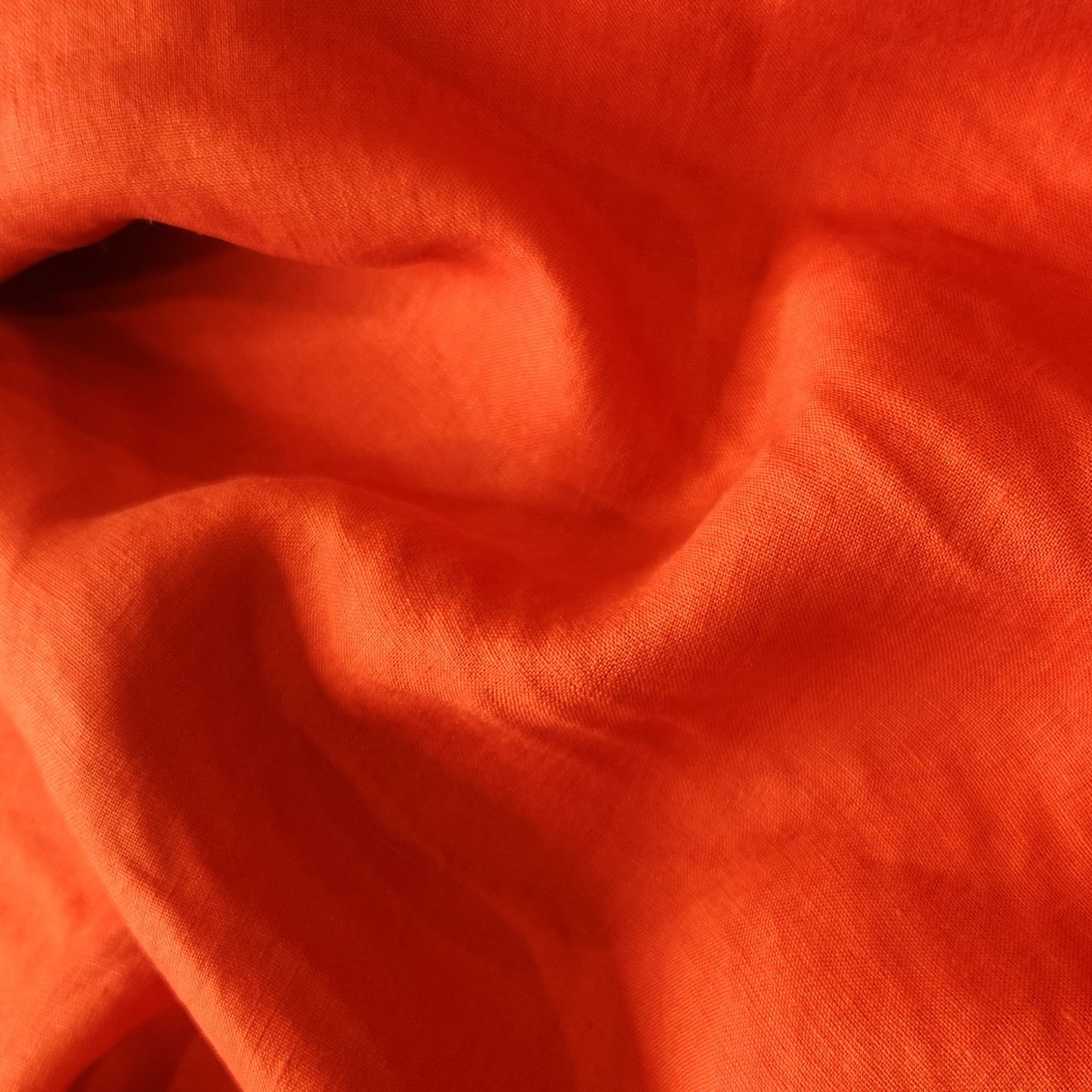 Vermilion red linen