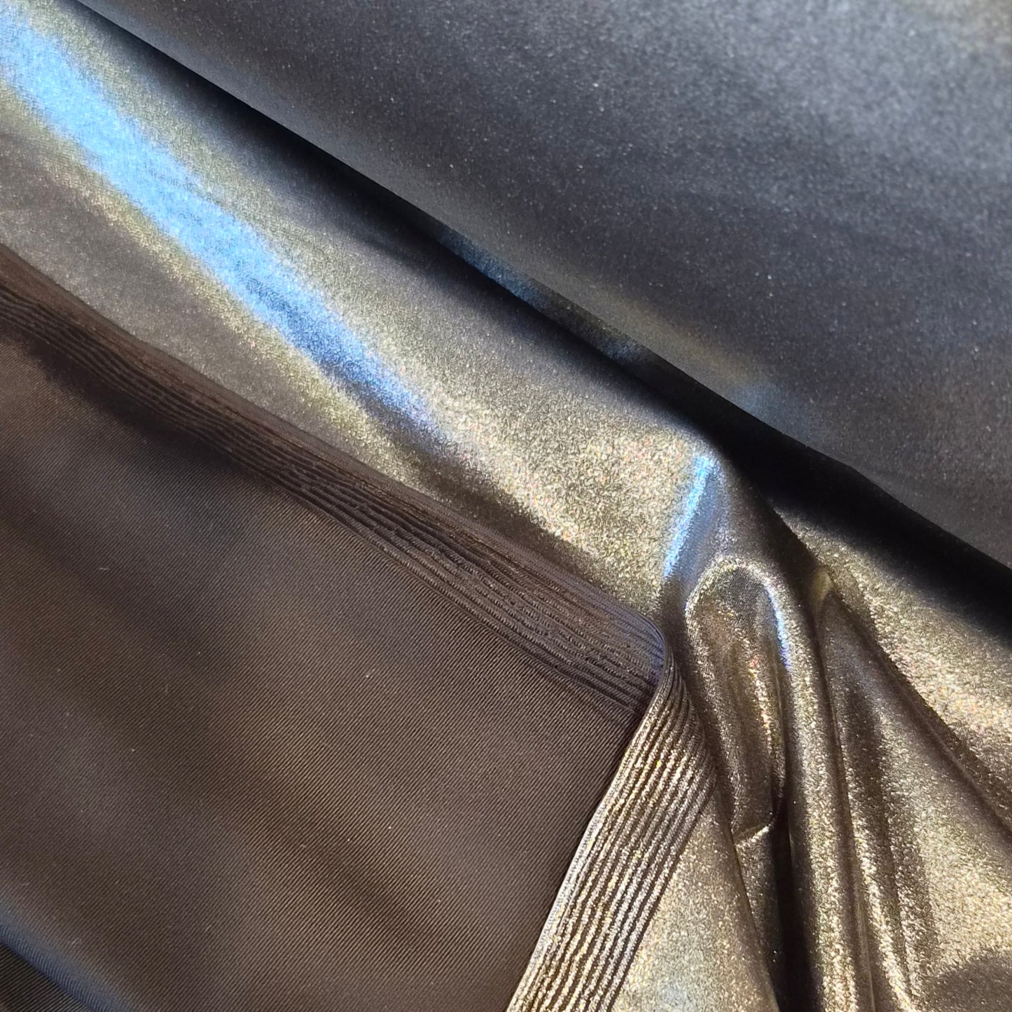 Midnight silver spandex