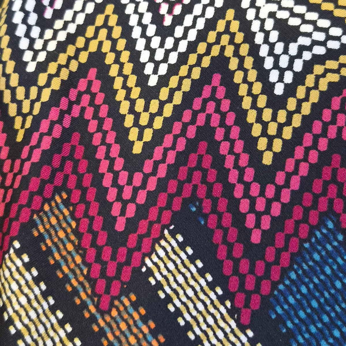 Stitched pattern jersey knit