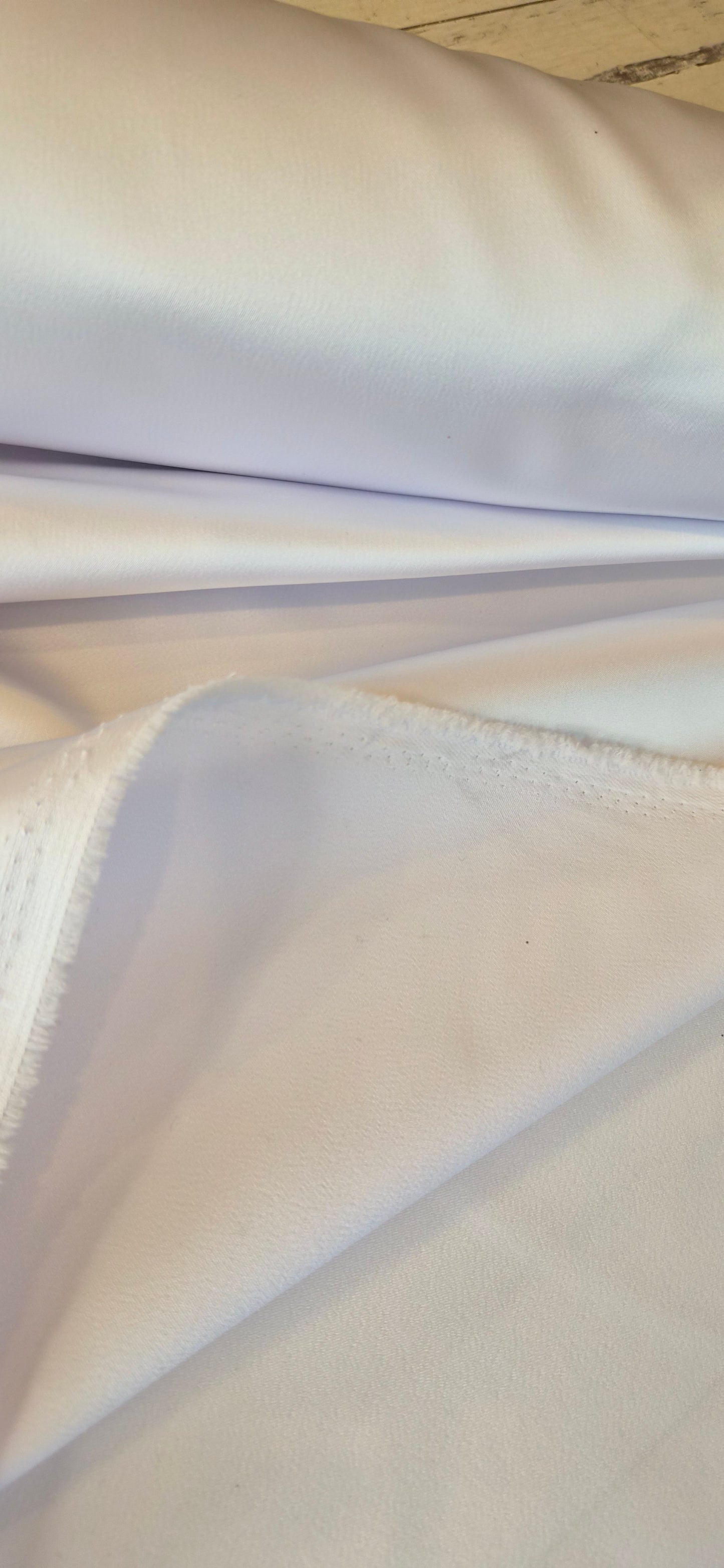 Ice queen satin back crepe